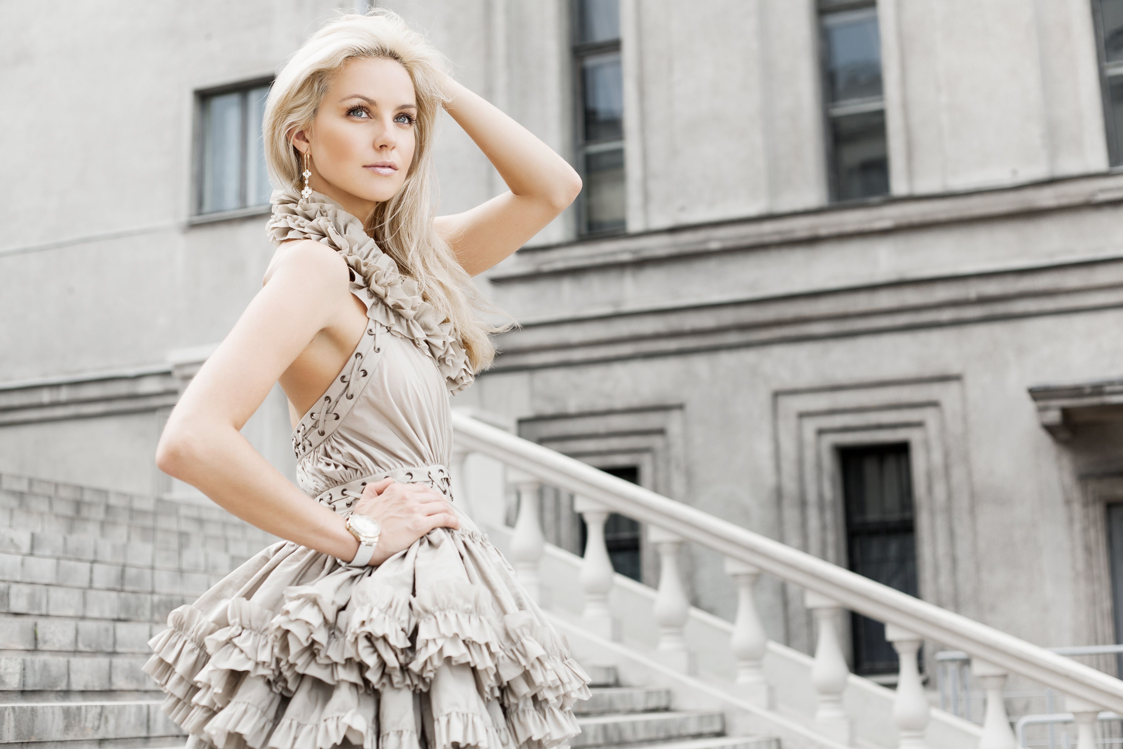 Young woman walking Young woman walking