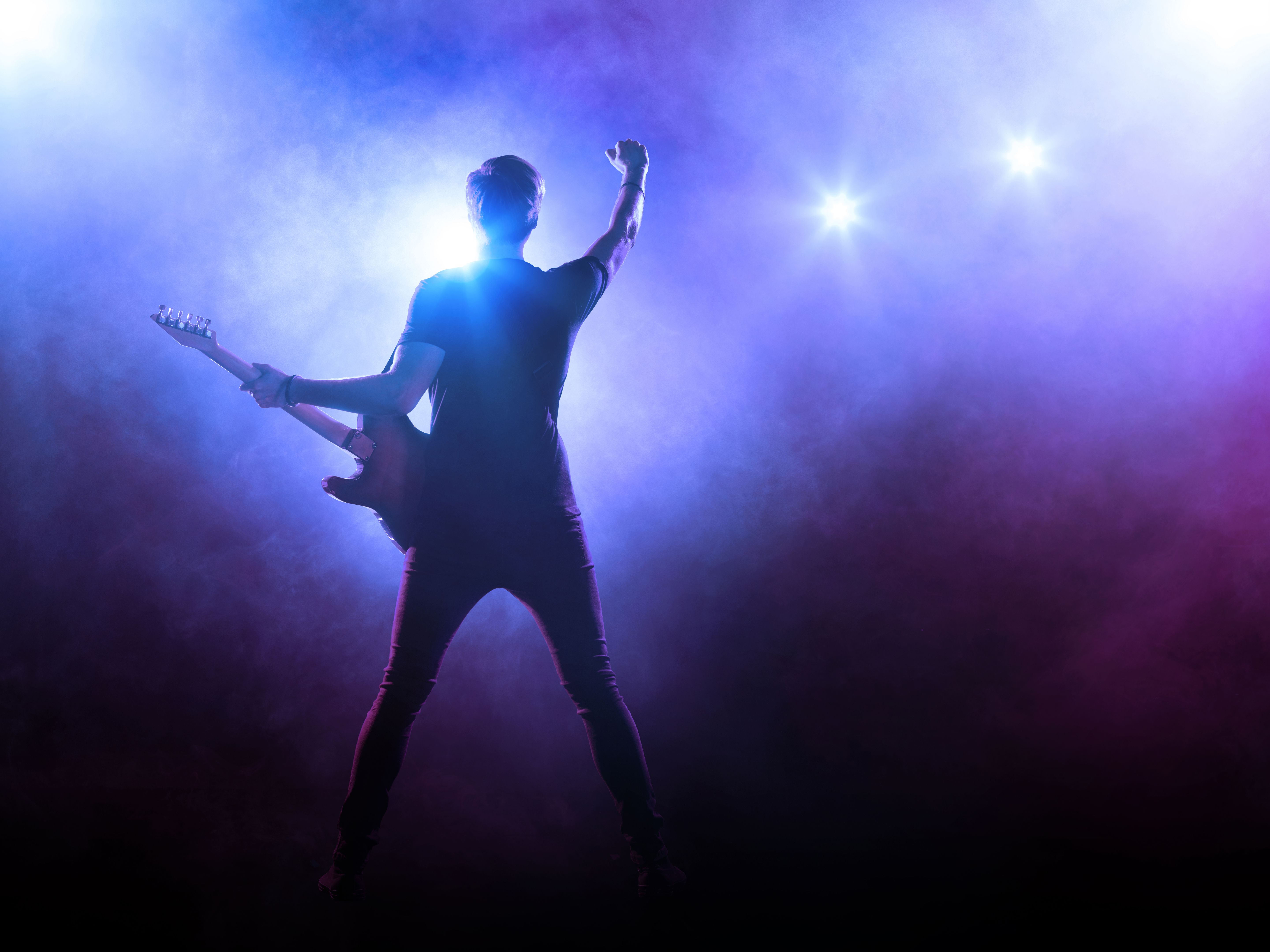 guitarist performing