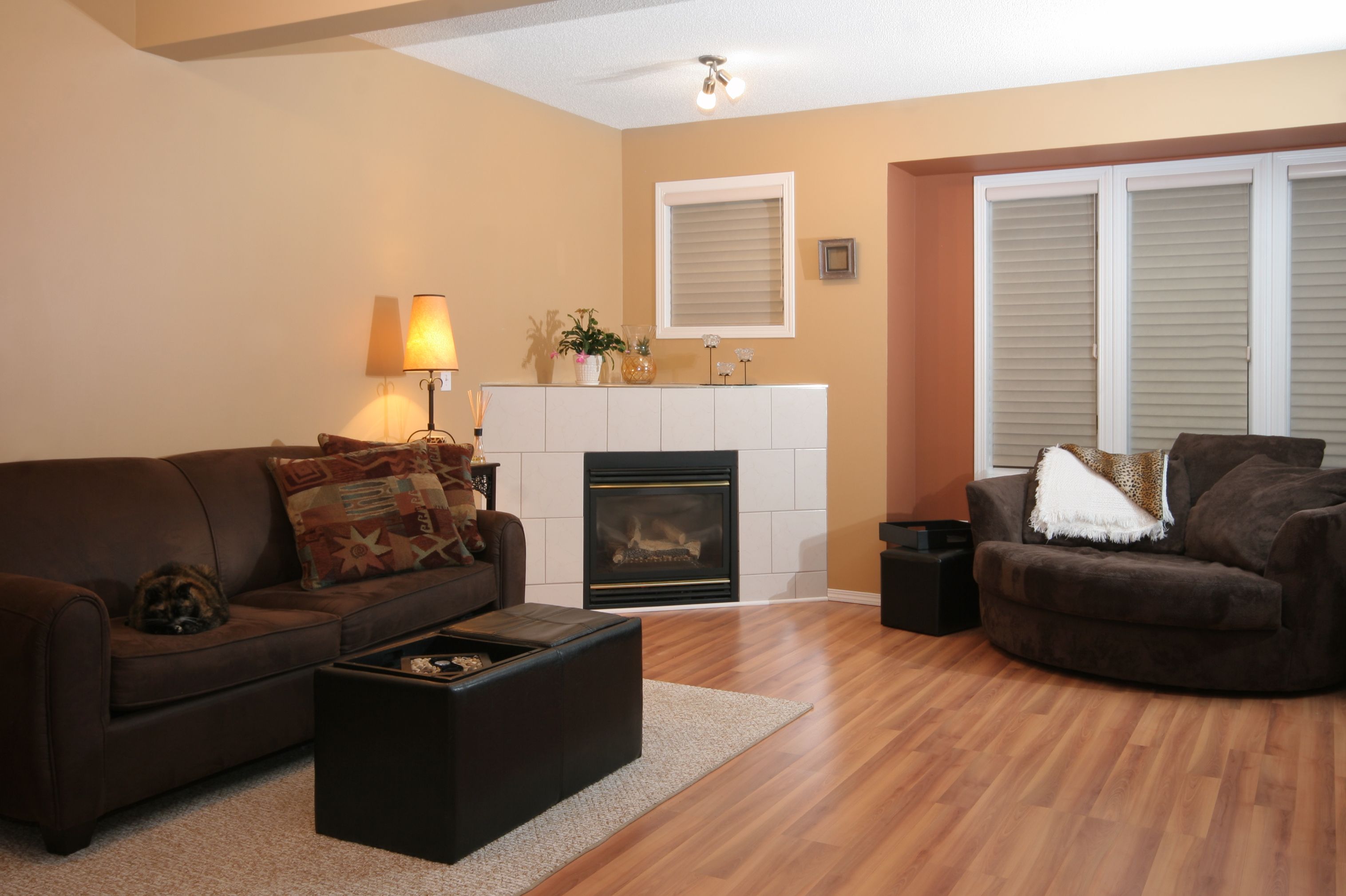 clean home living room