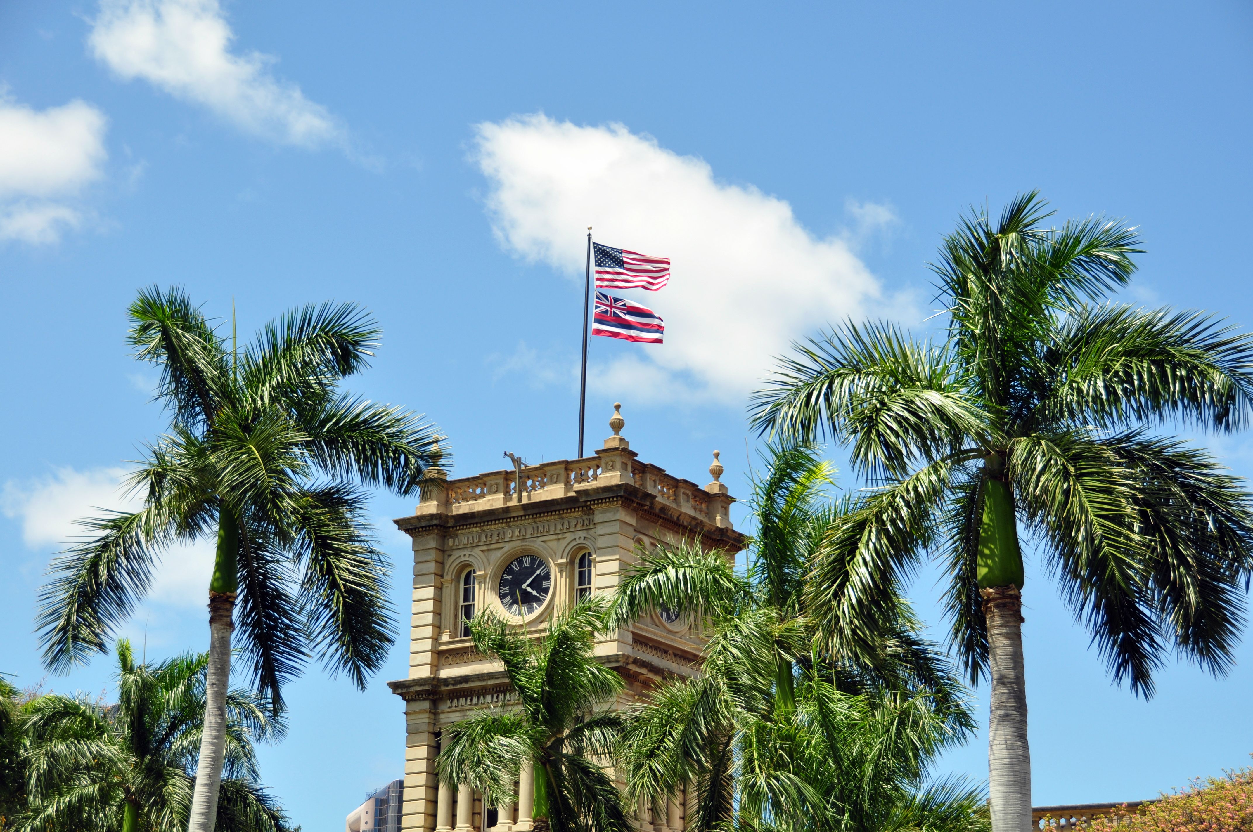 us flag hawaii