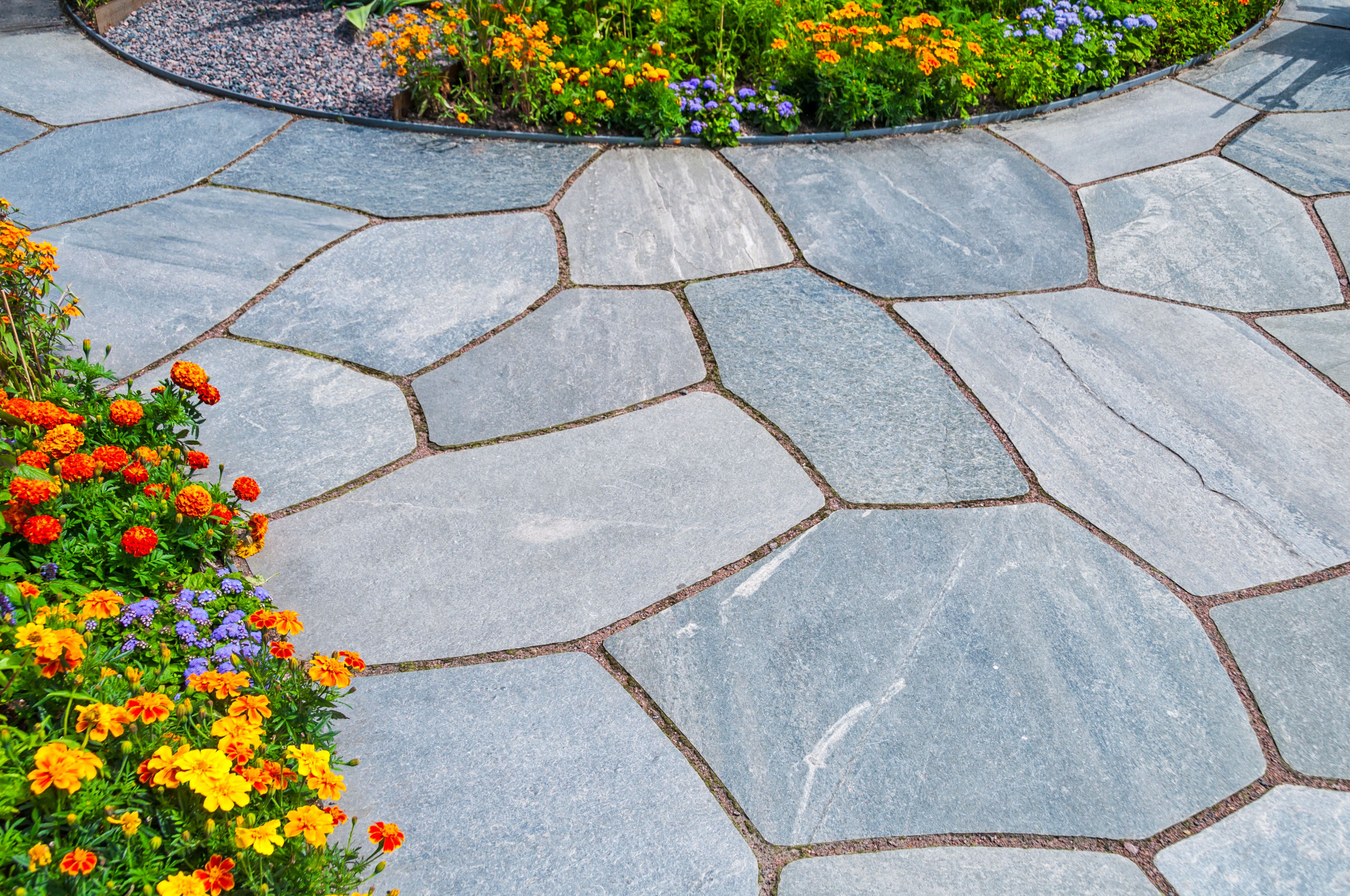 slate flagstone garden