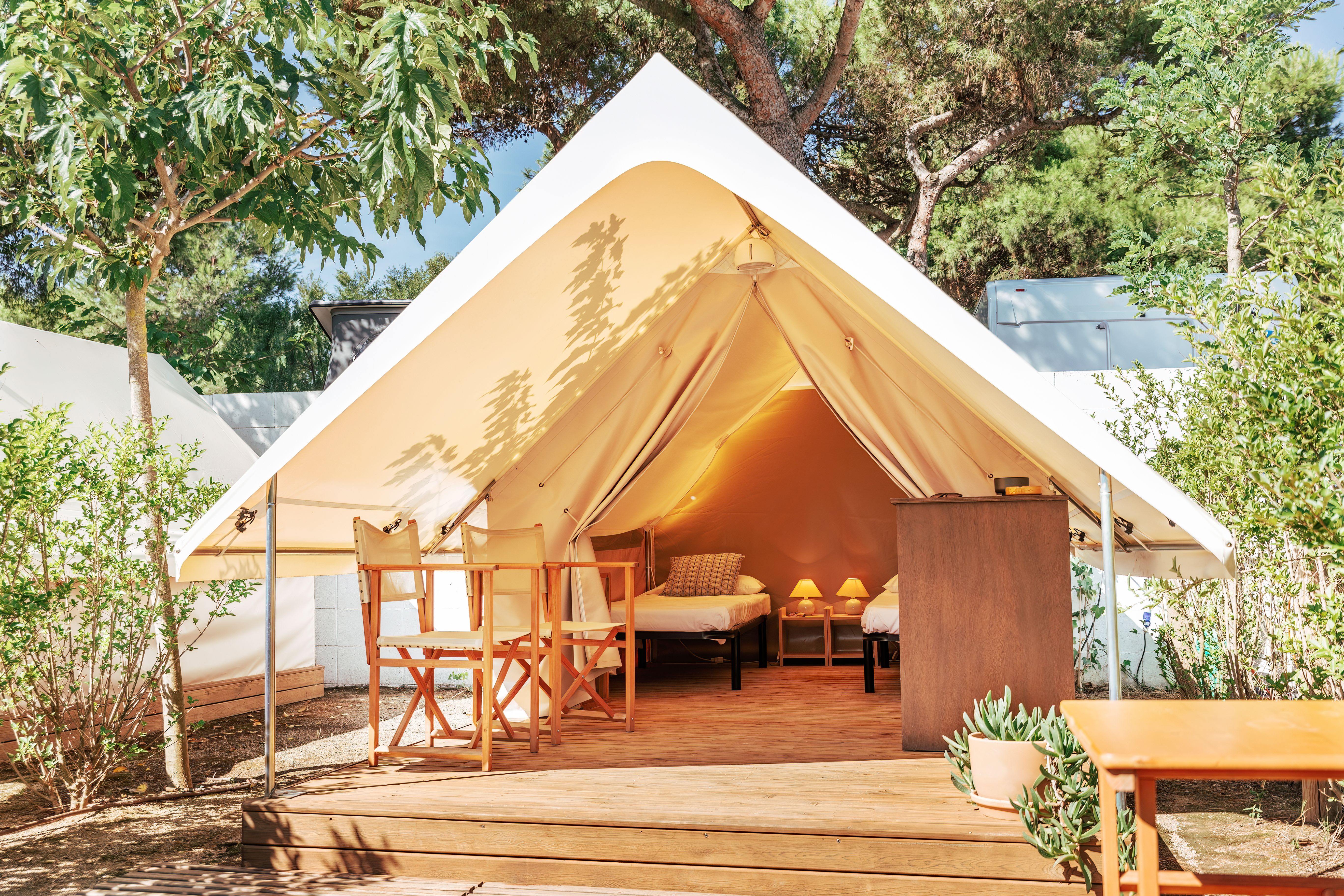glamping tent
