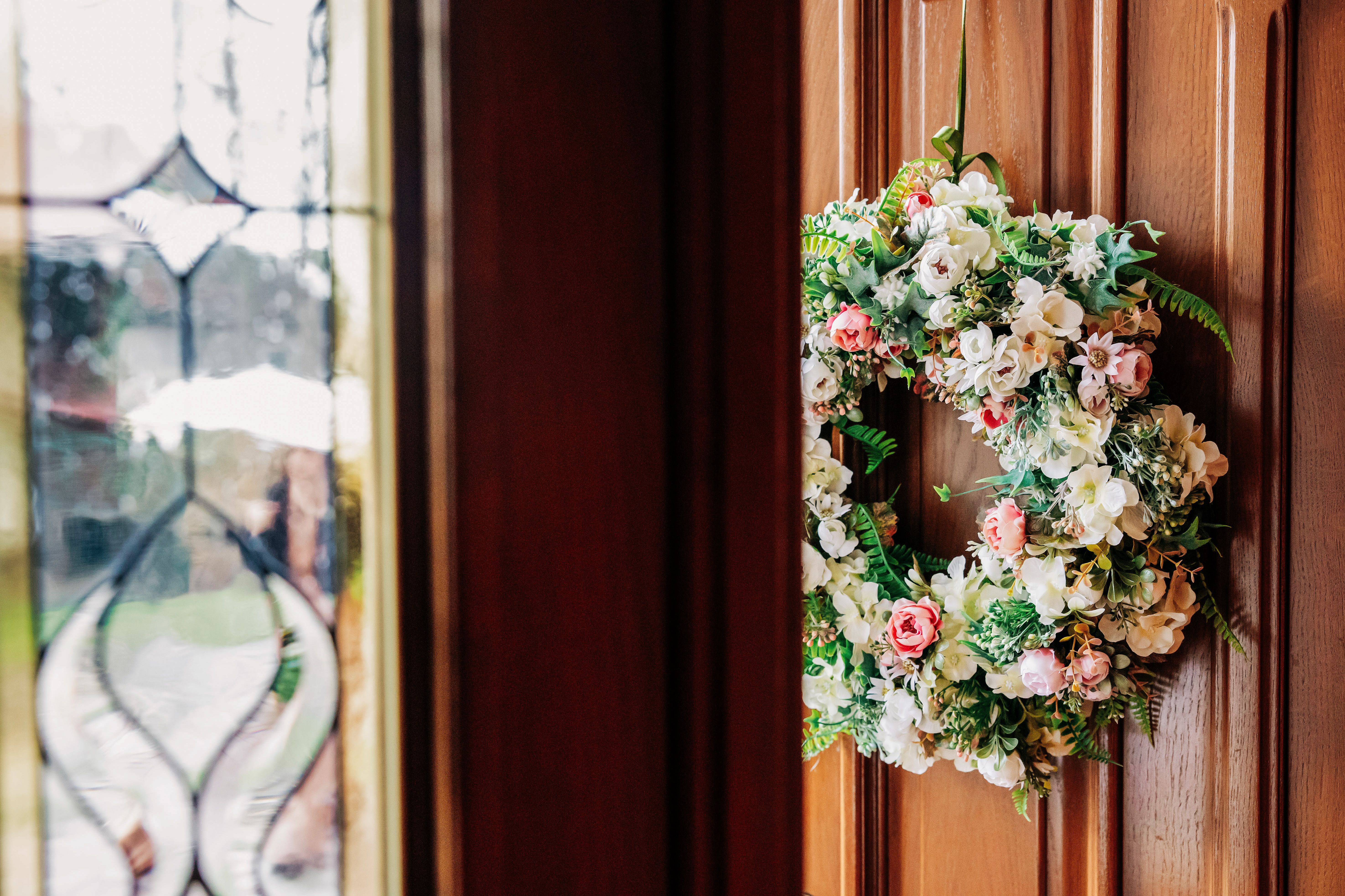 spring floral wreath
