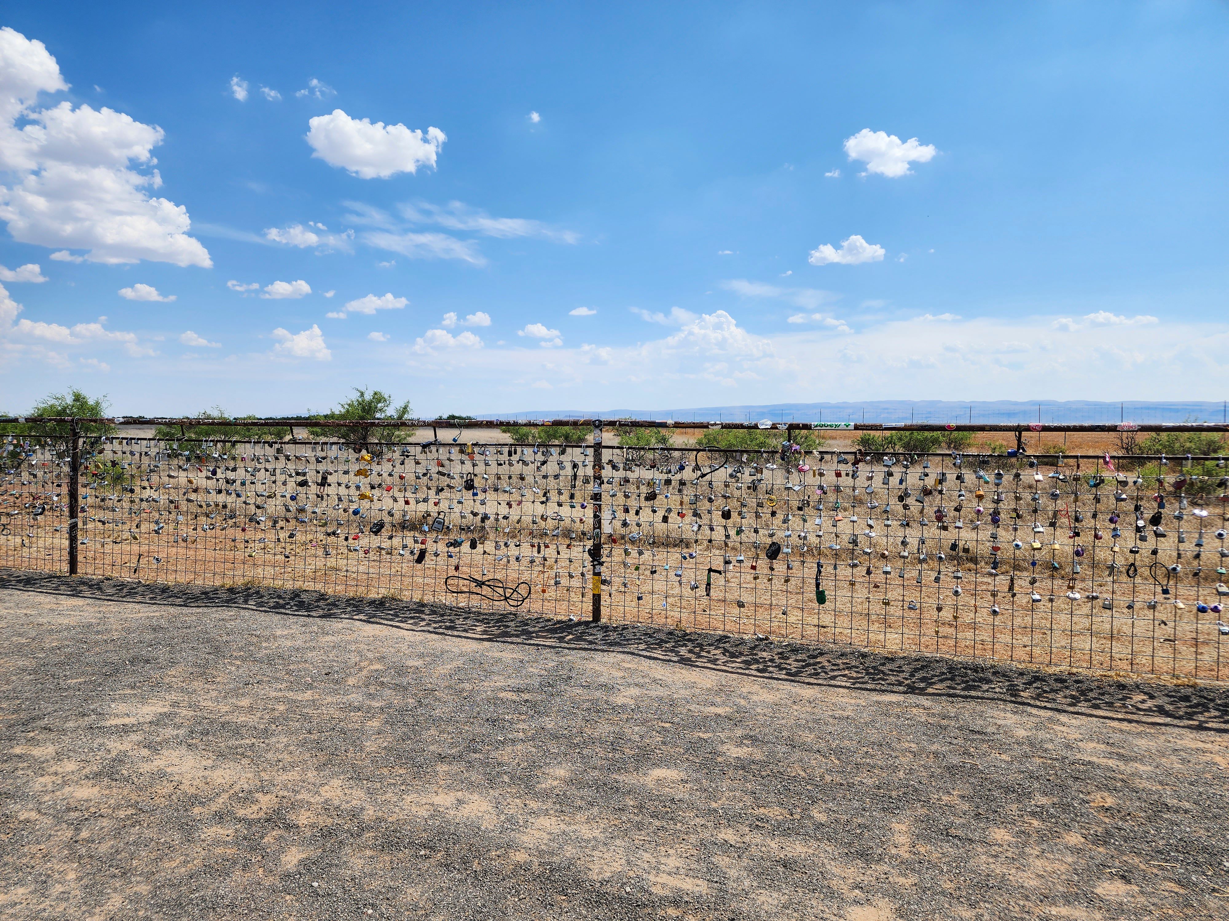 desert art installation