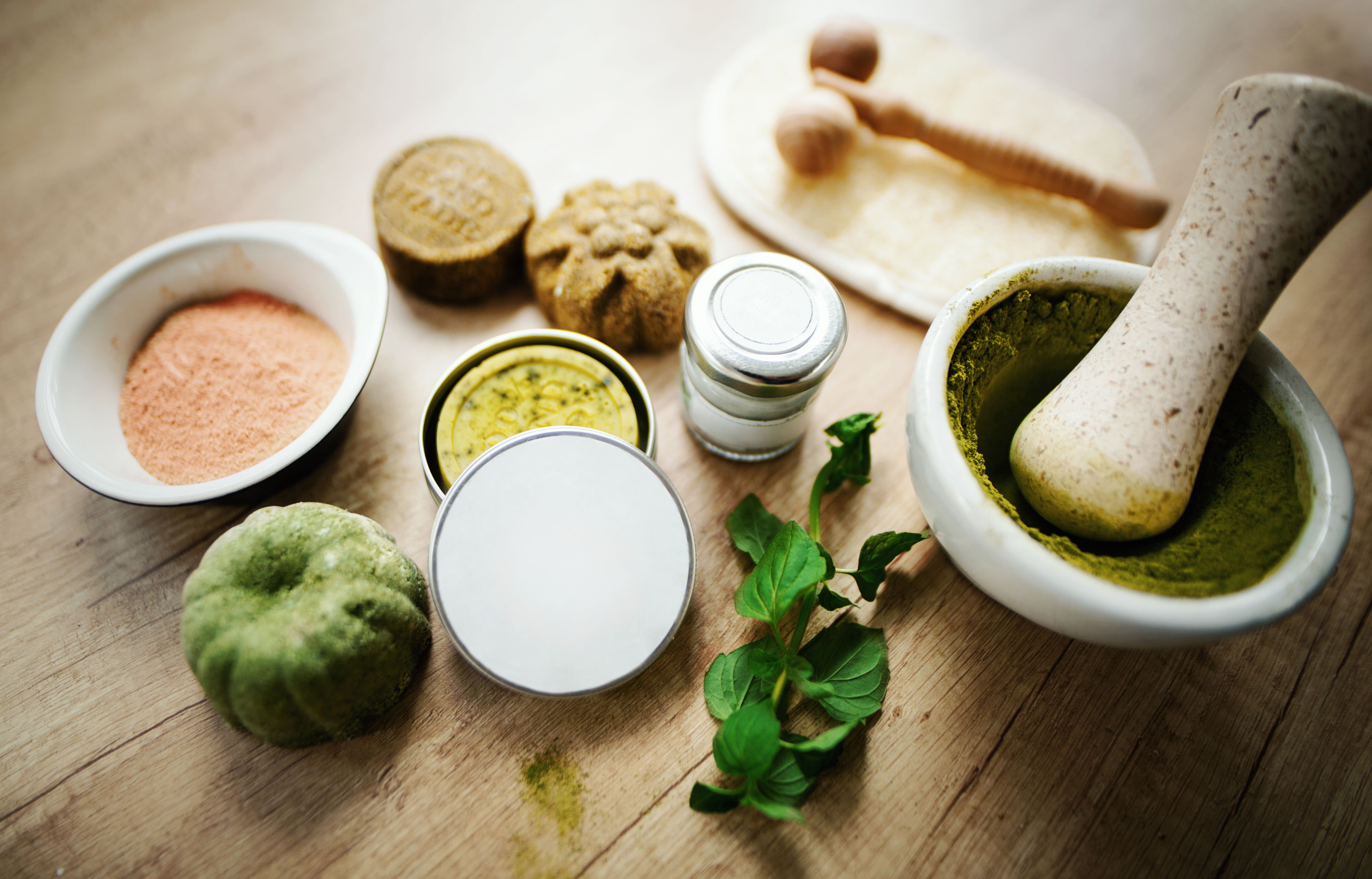 Organic beauty products. Organic beauty products.