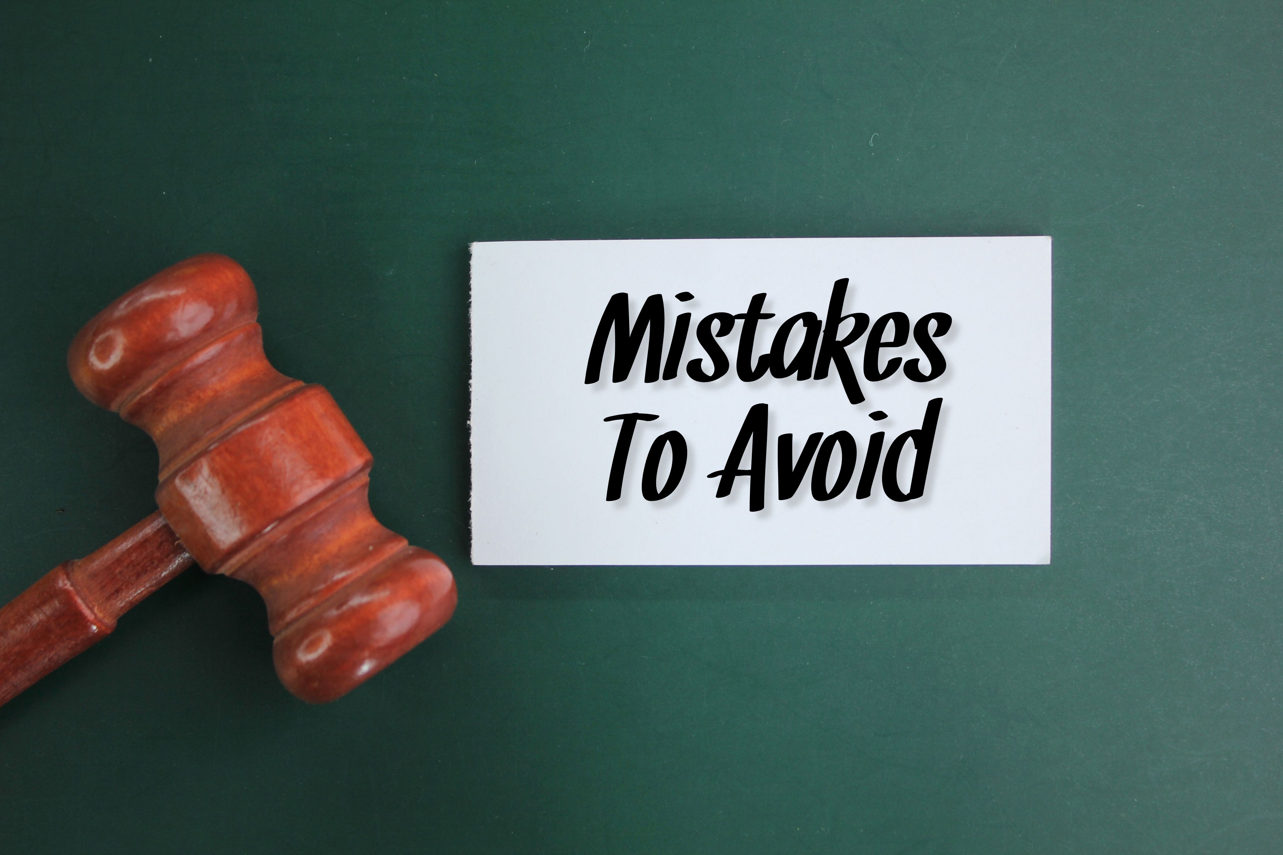avoid mistakes