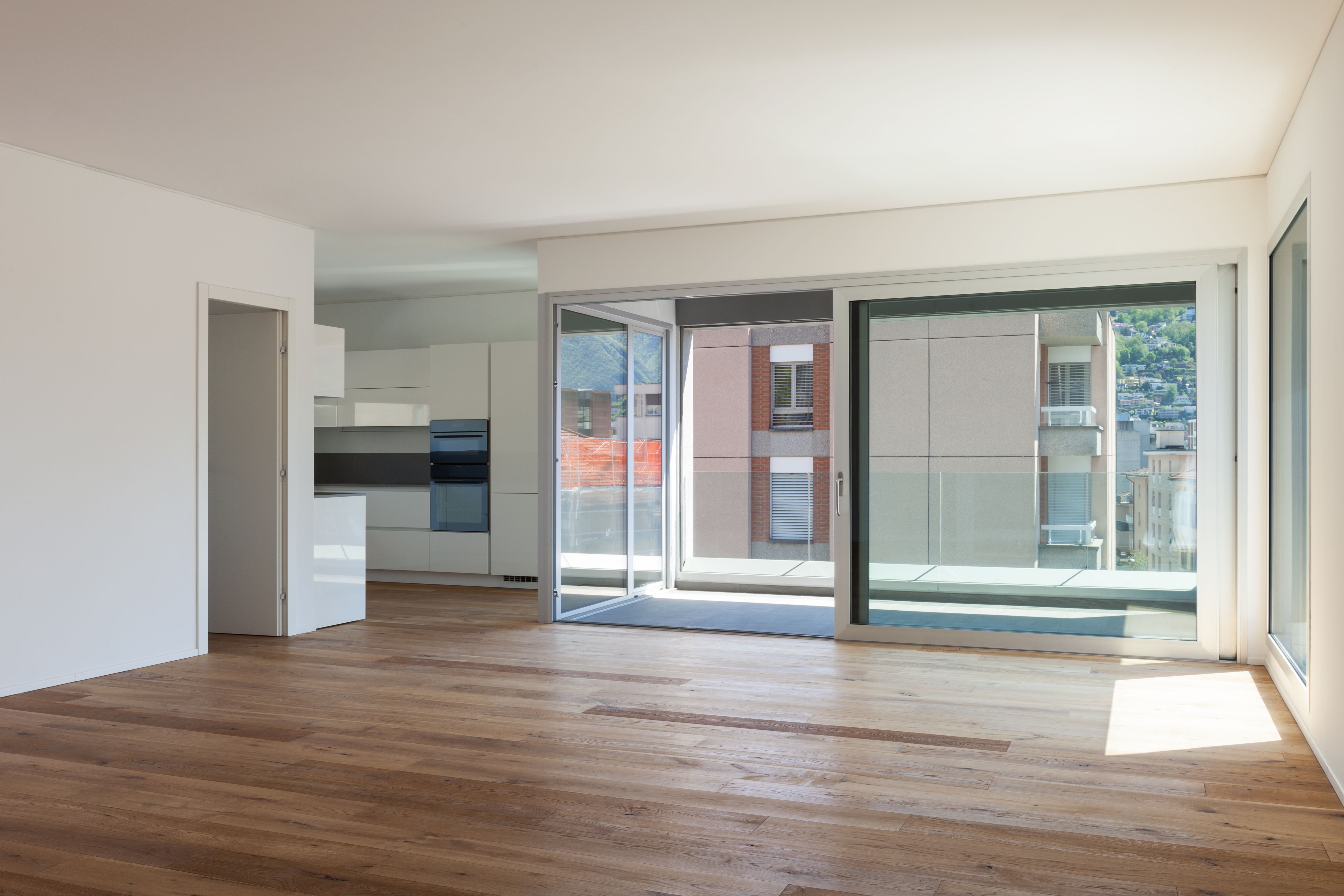 Interior, room with balcony