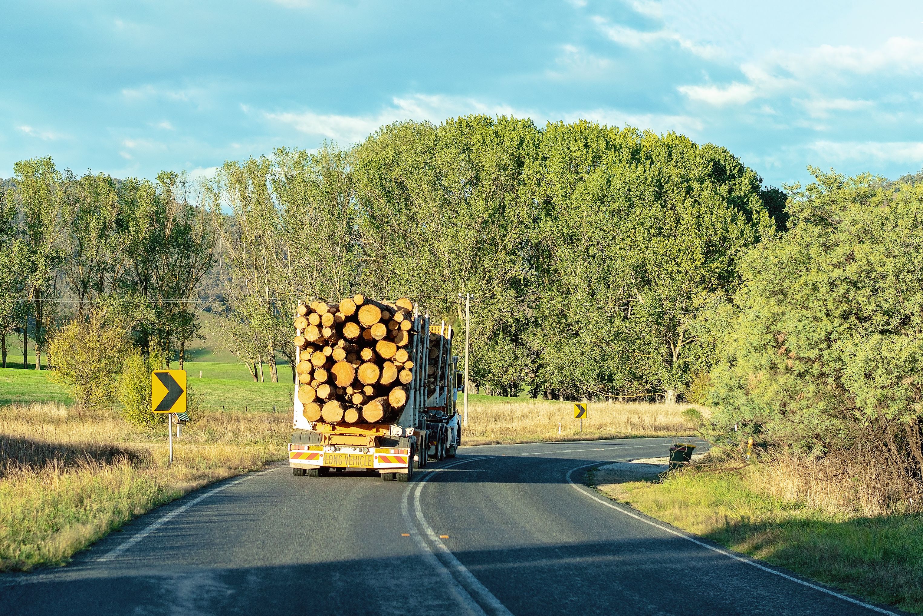 Logging Truck Hauling Timber
