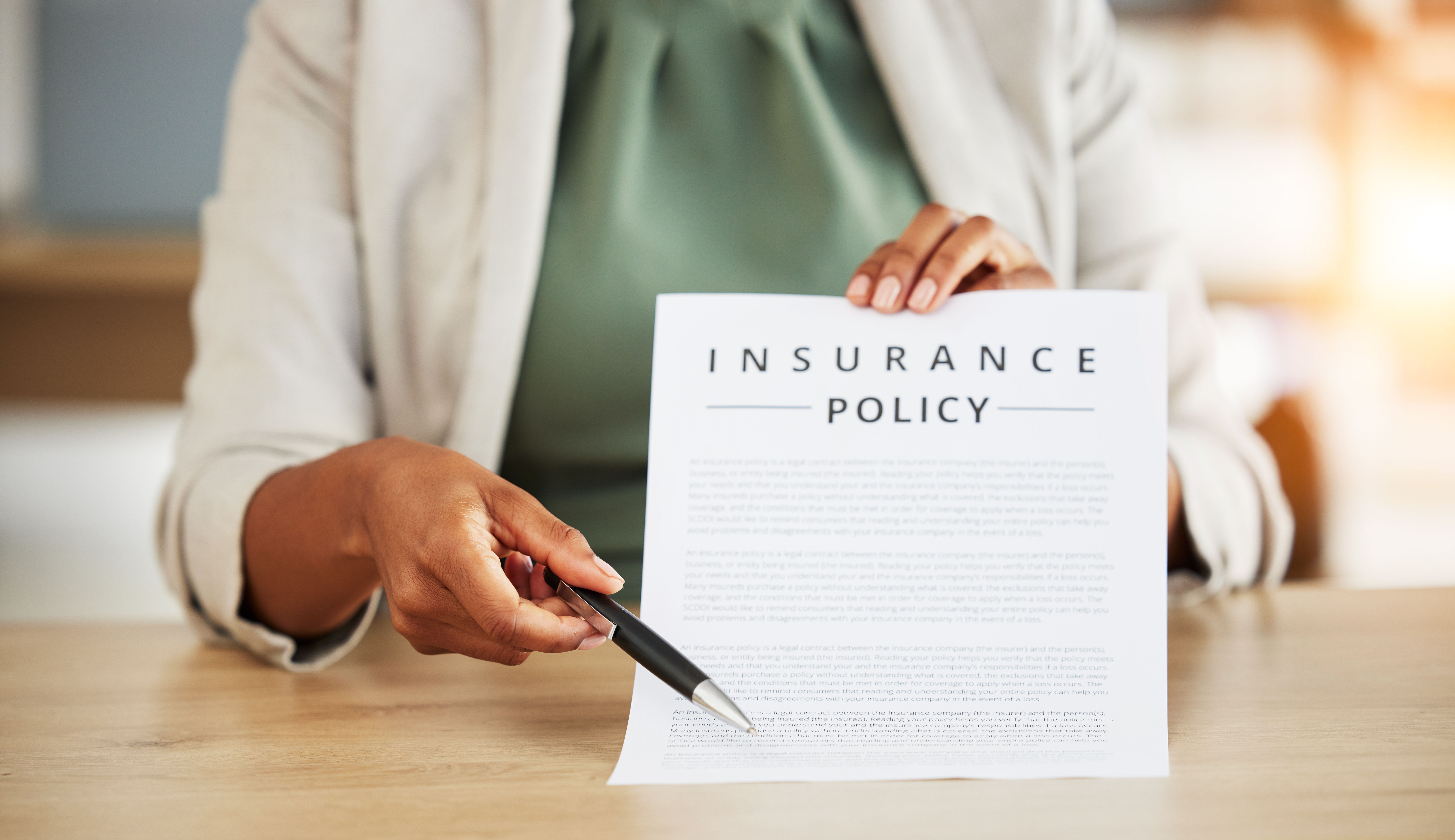 insurance policy options