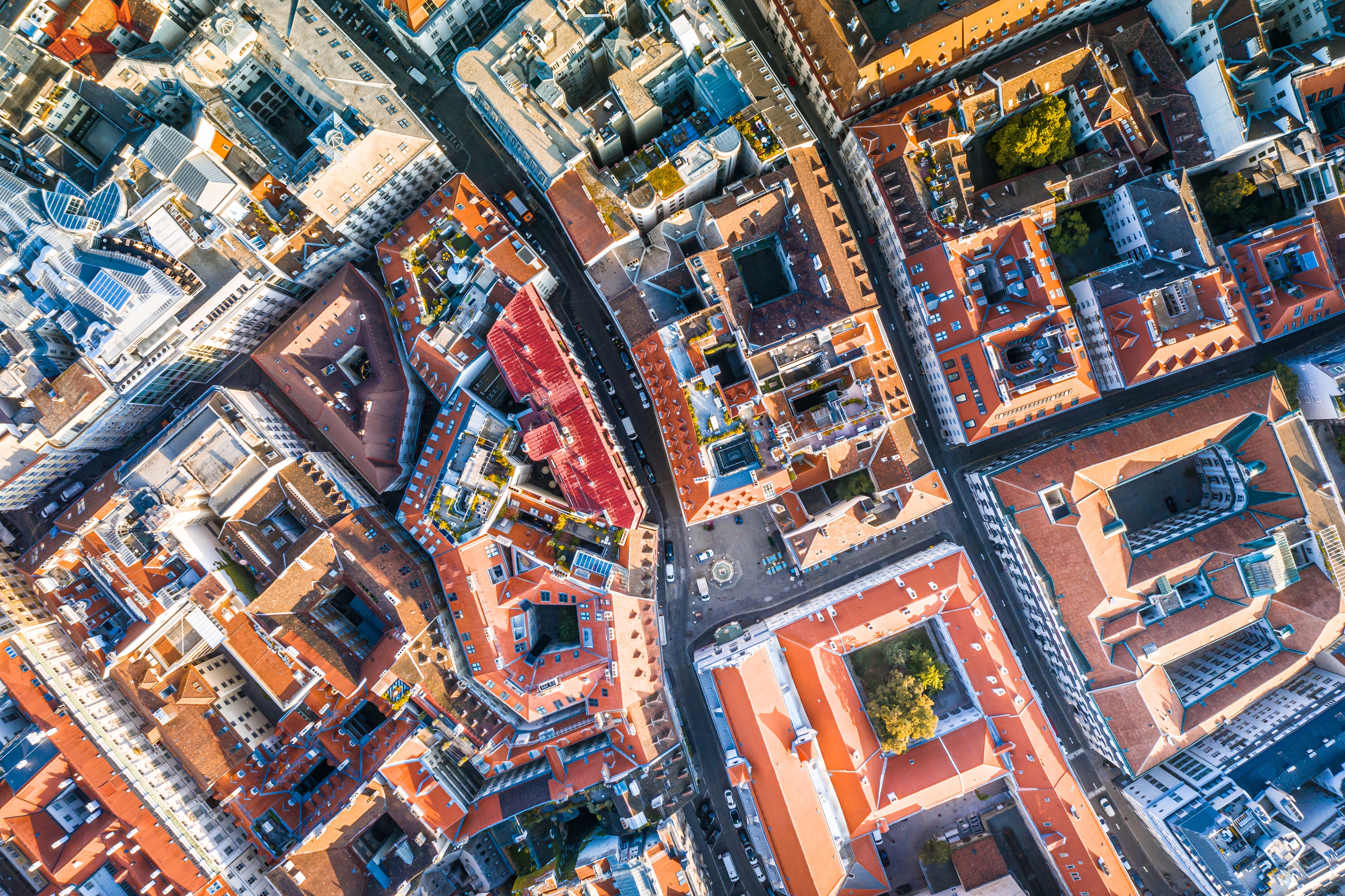 urban european cityscape