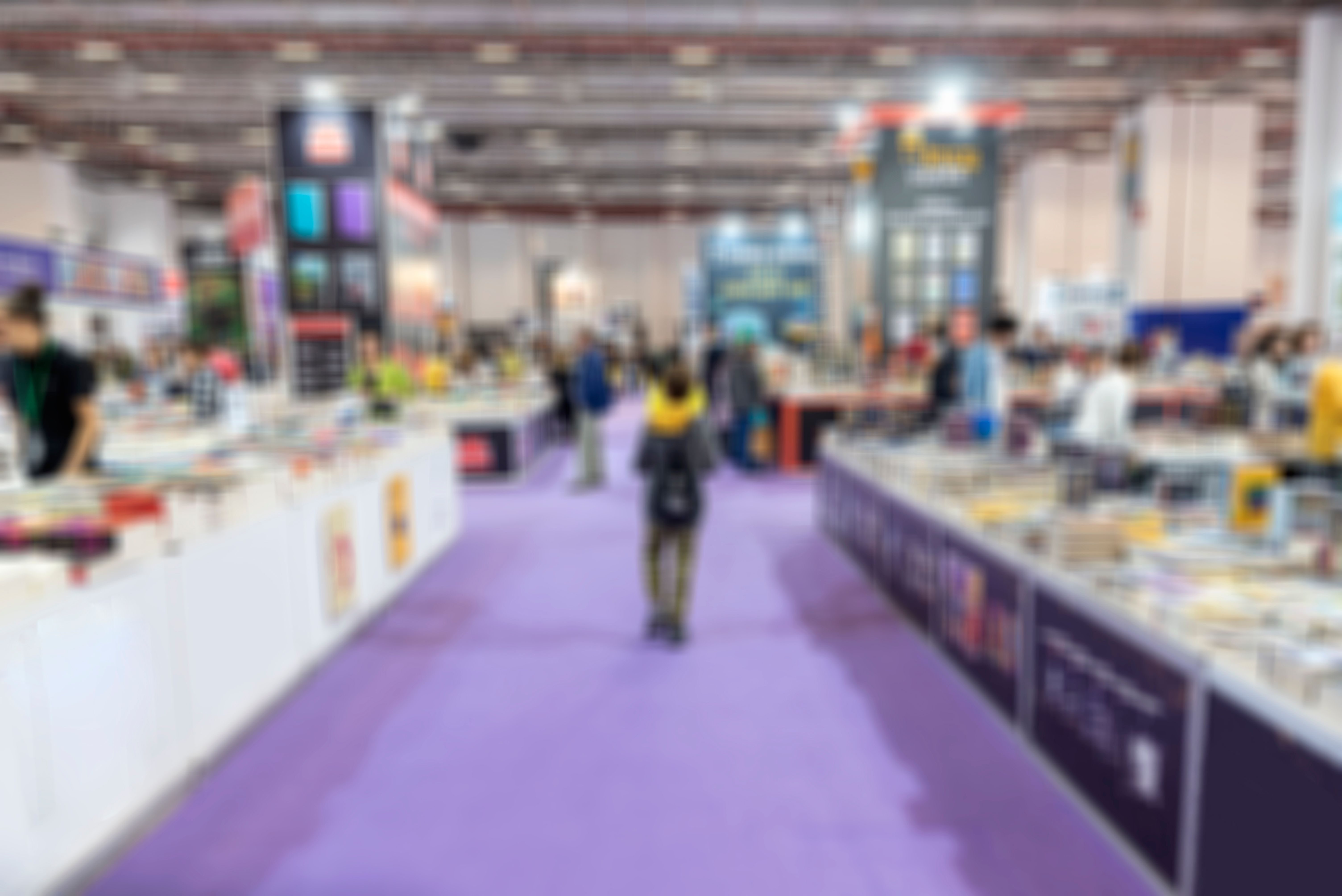 children at book fair