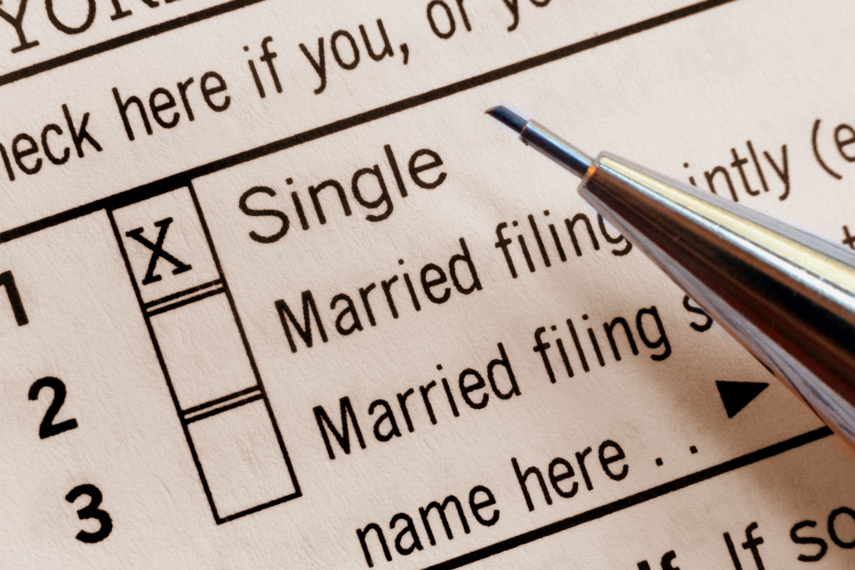 filing status options