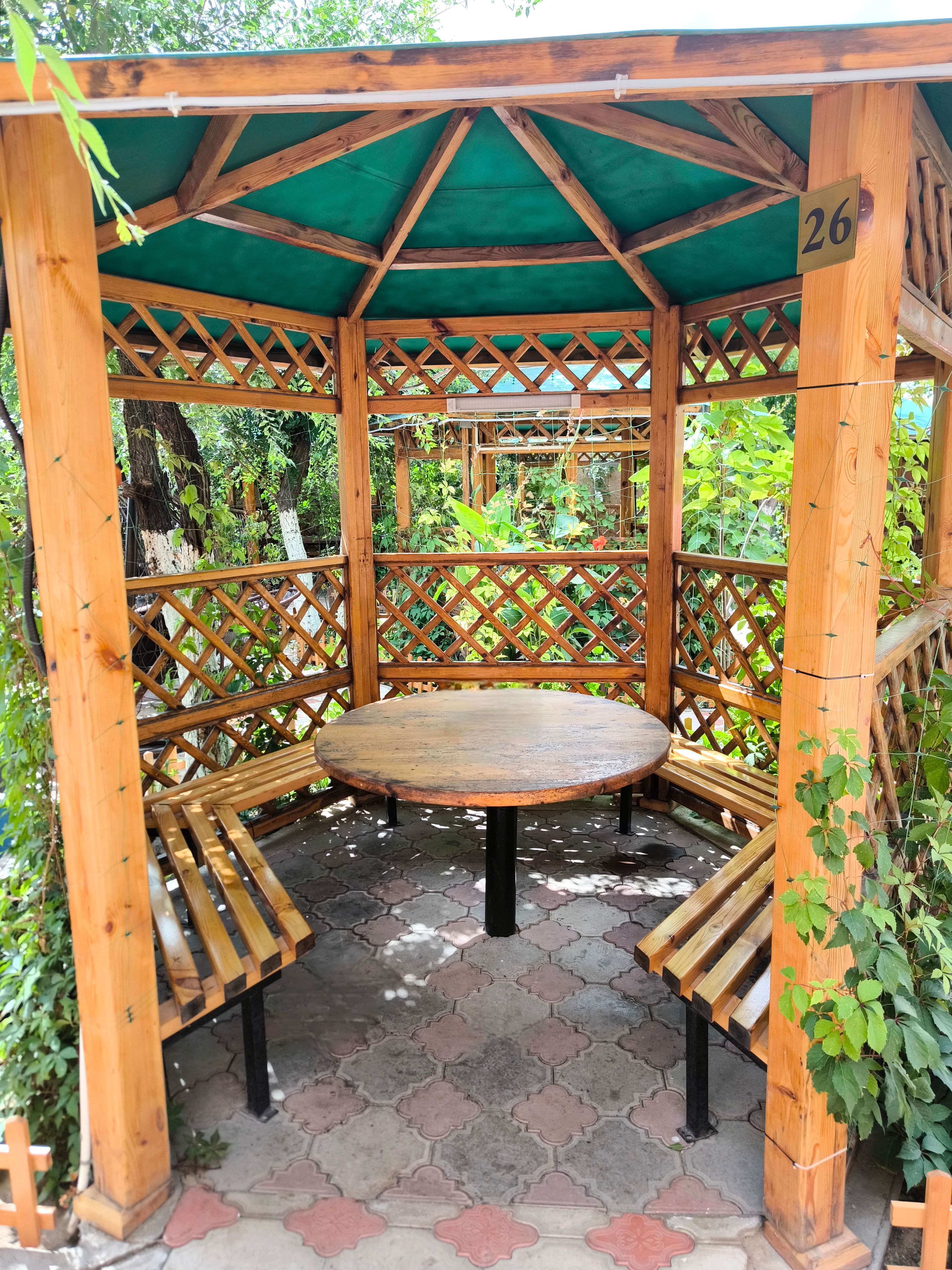 green pergola
