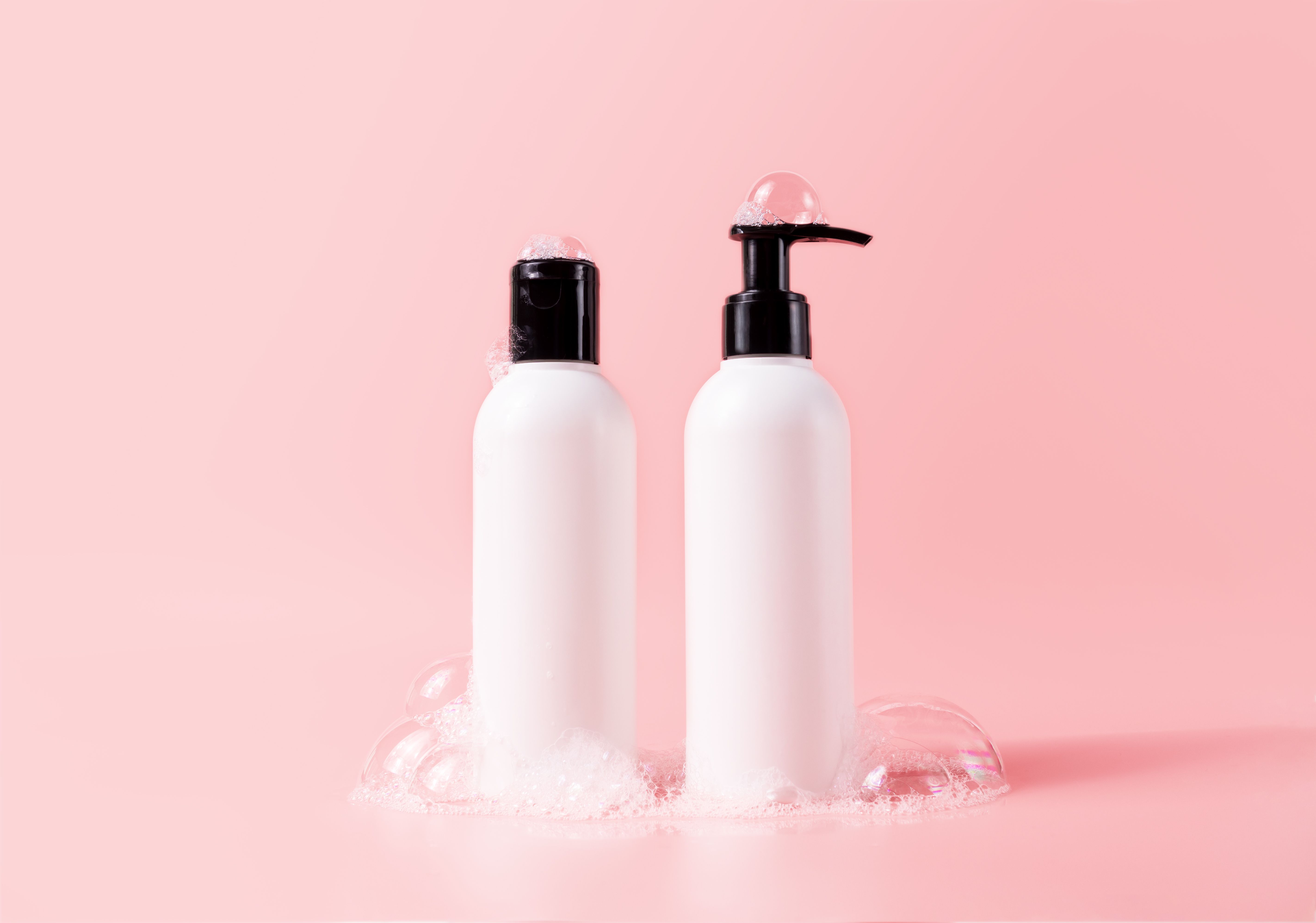 shampoo bottles