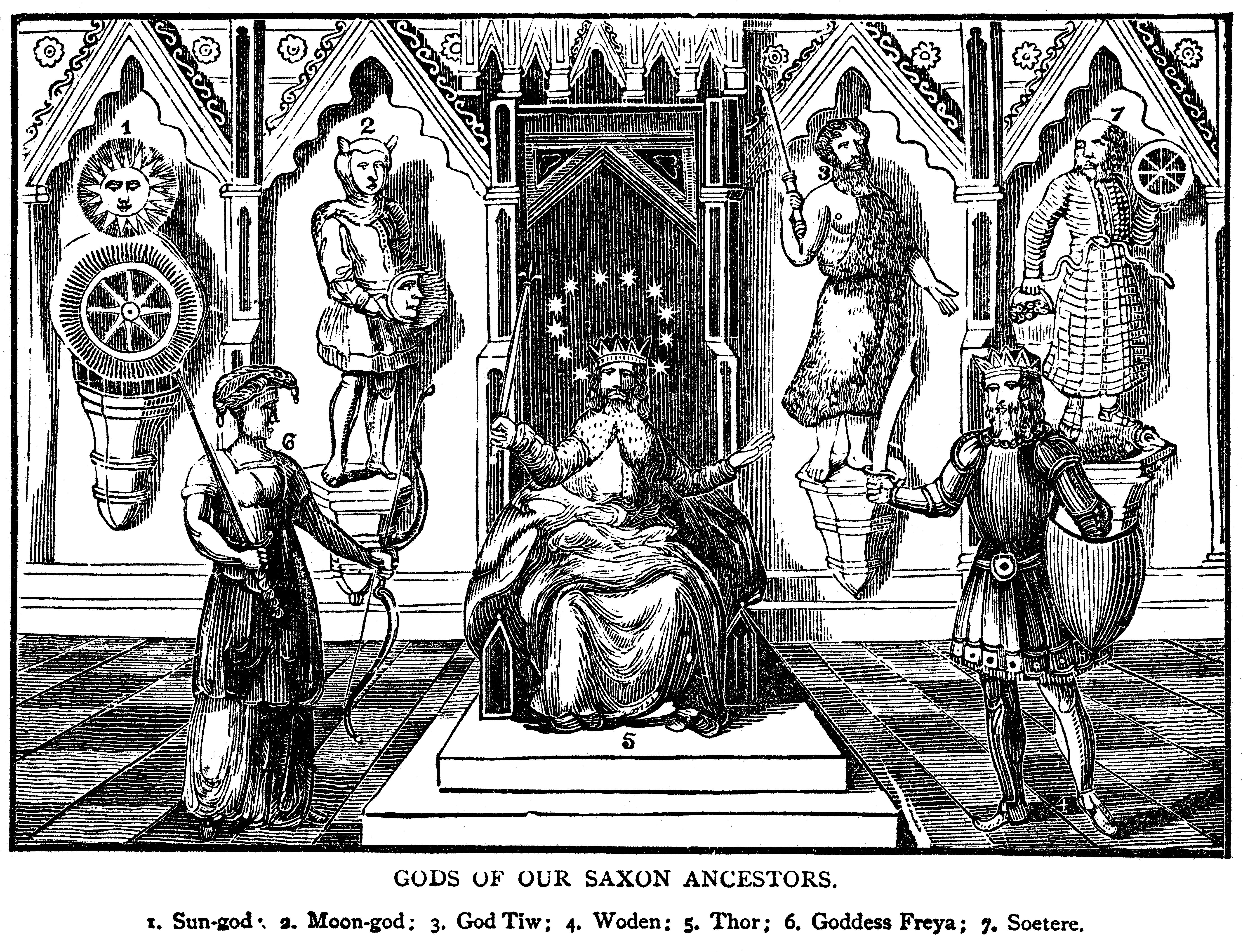 Saxon And Norse Gods Saxon And Norse Gods