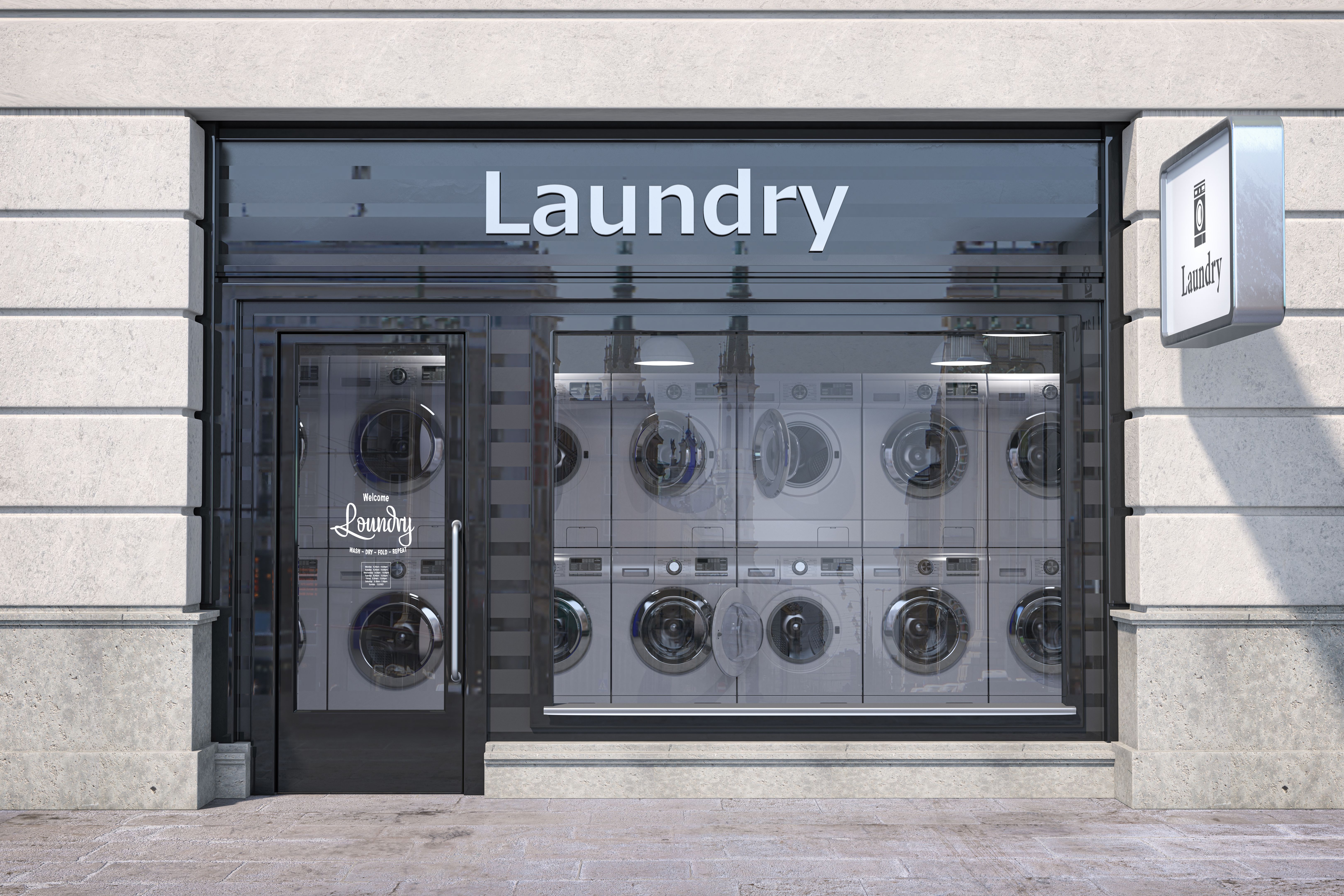 laundromat exterior