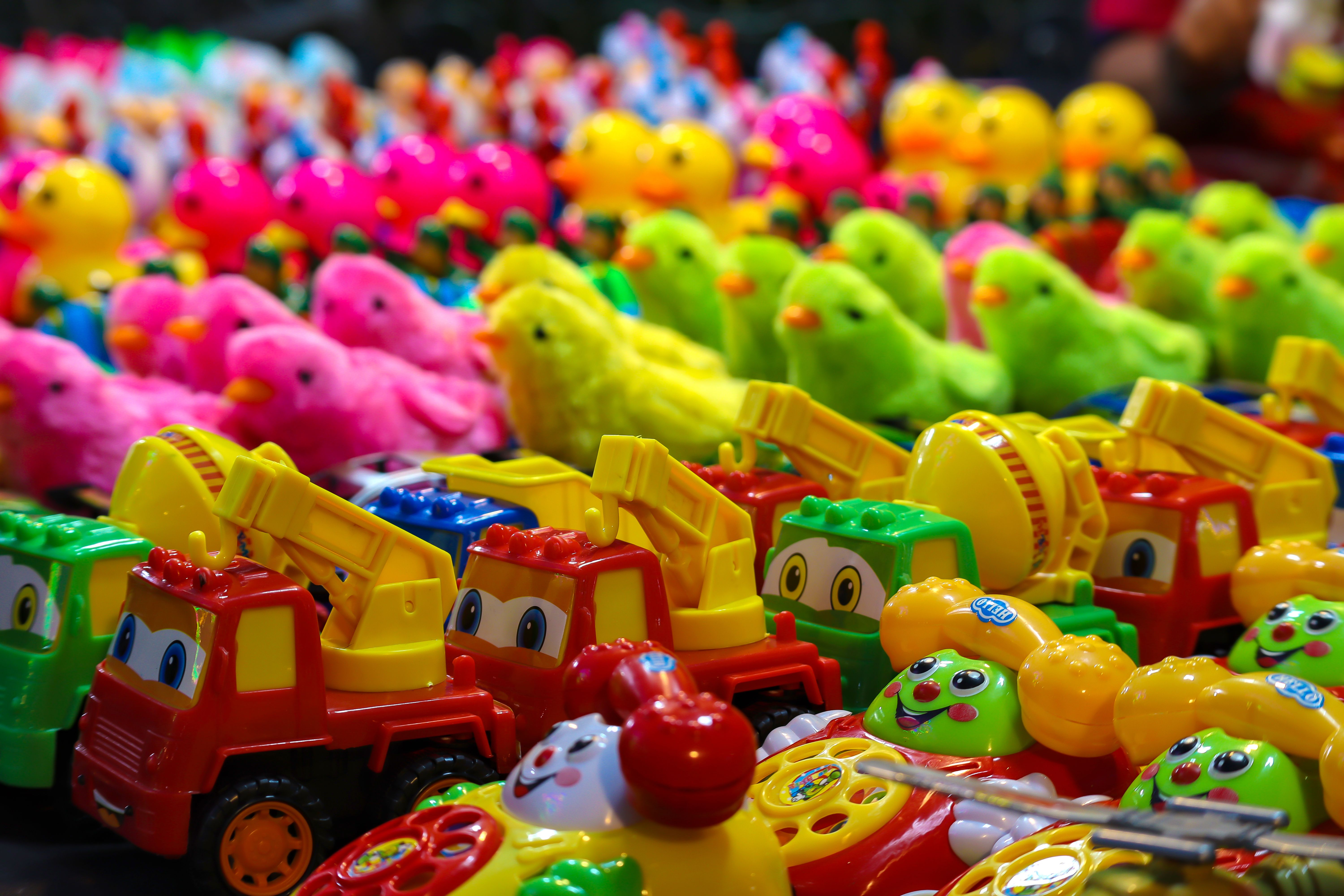 juguetes plástico niños