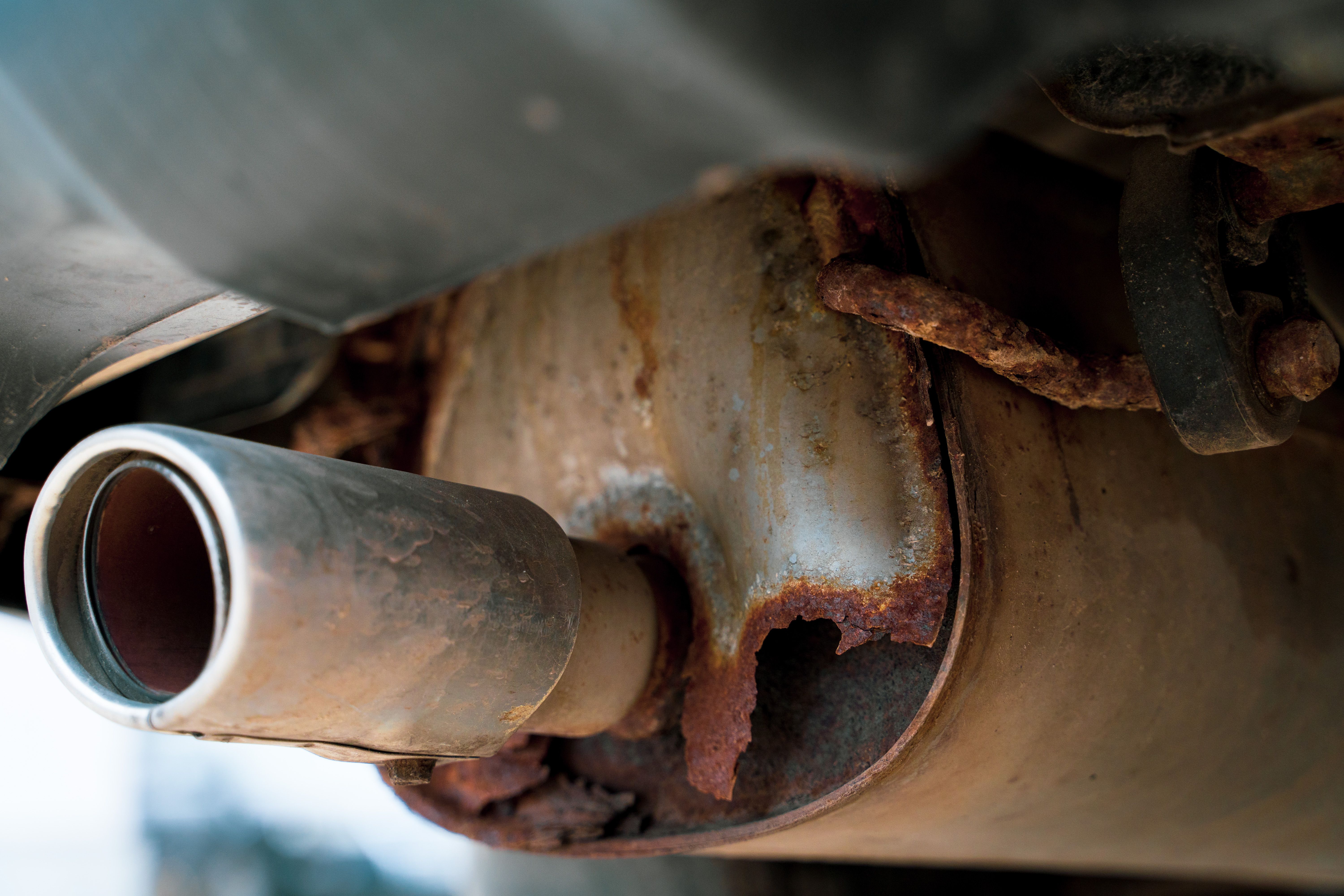 rusty exhaust