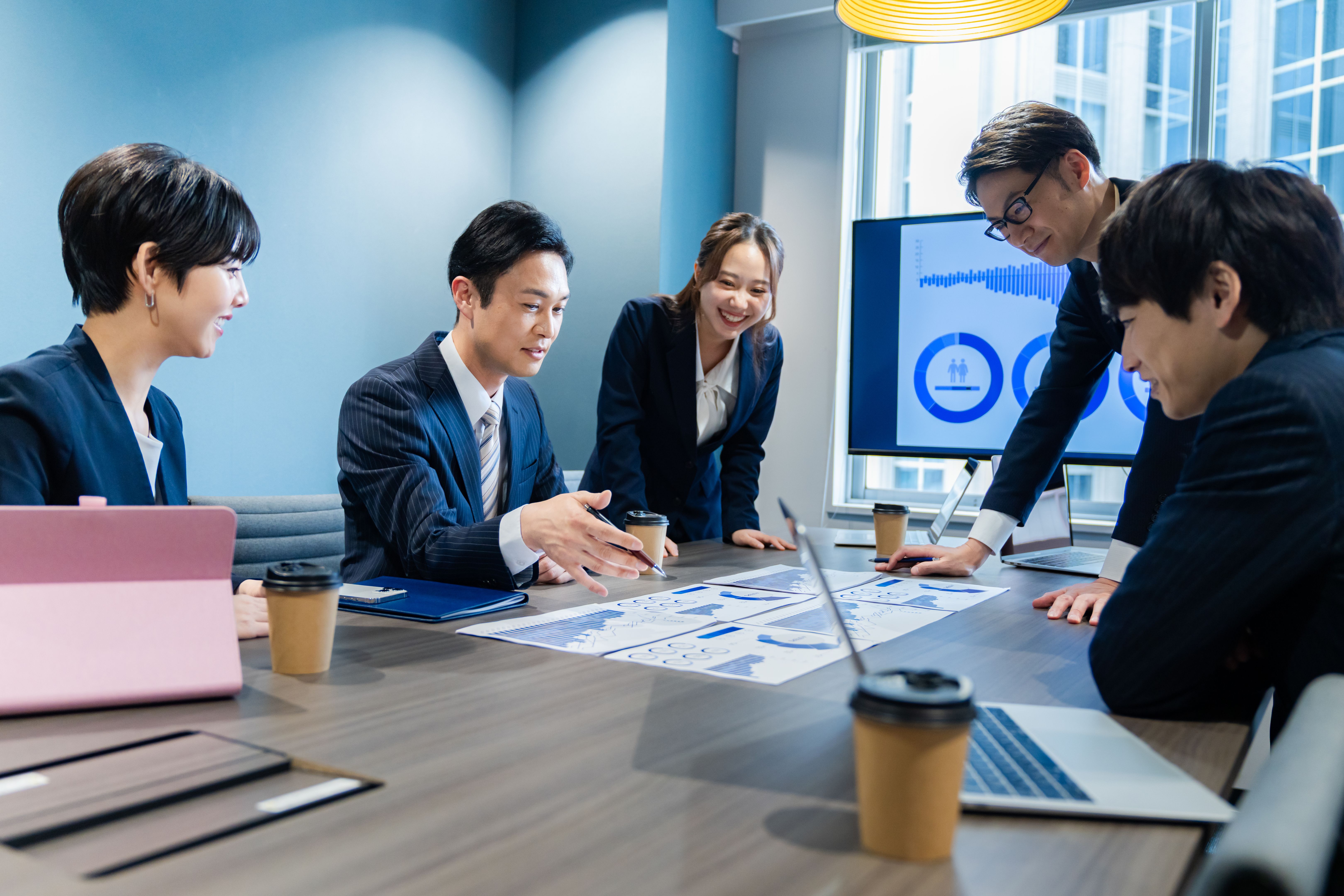 Japanese business meeting