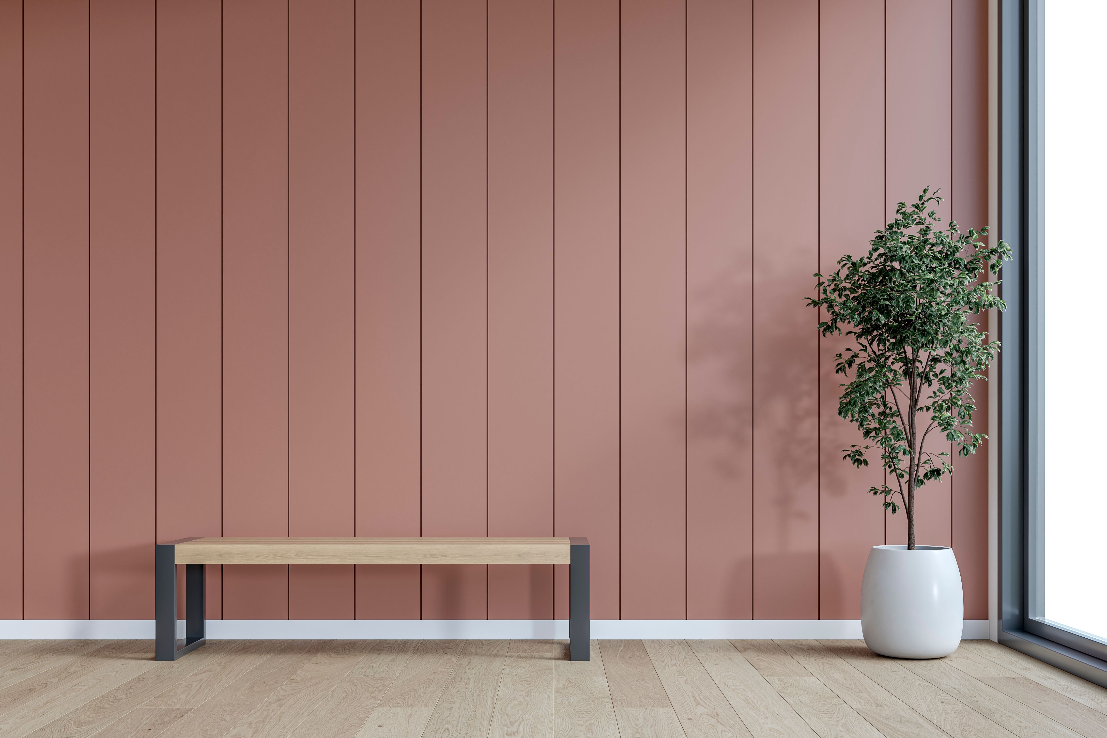 terracotta living room