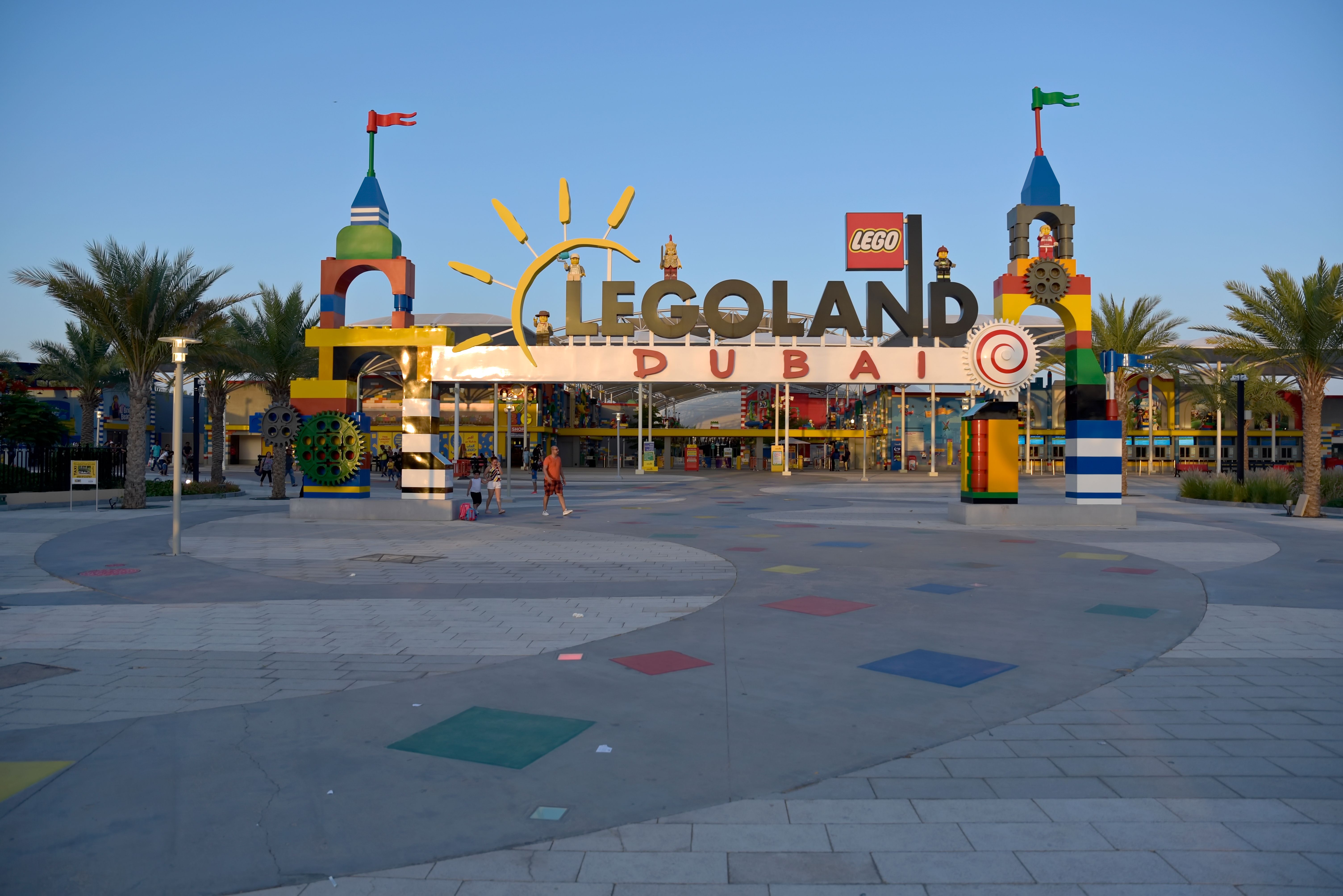 Dubai Parks and resort, Dubai, United Arab Emirates, May 24, 2019, included LEGOLAND, RIVERLAND, MOTIONGATE and Bollywood Parks Dubai, Dubai, United Arab Emirates