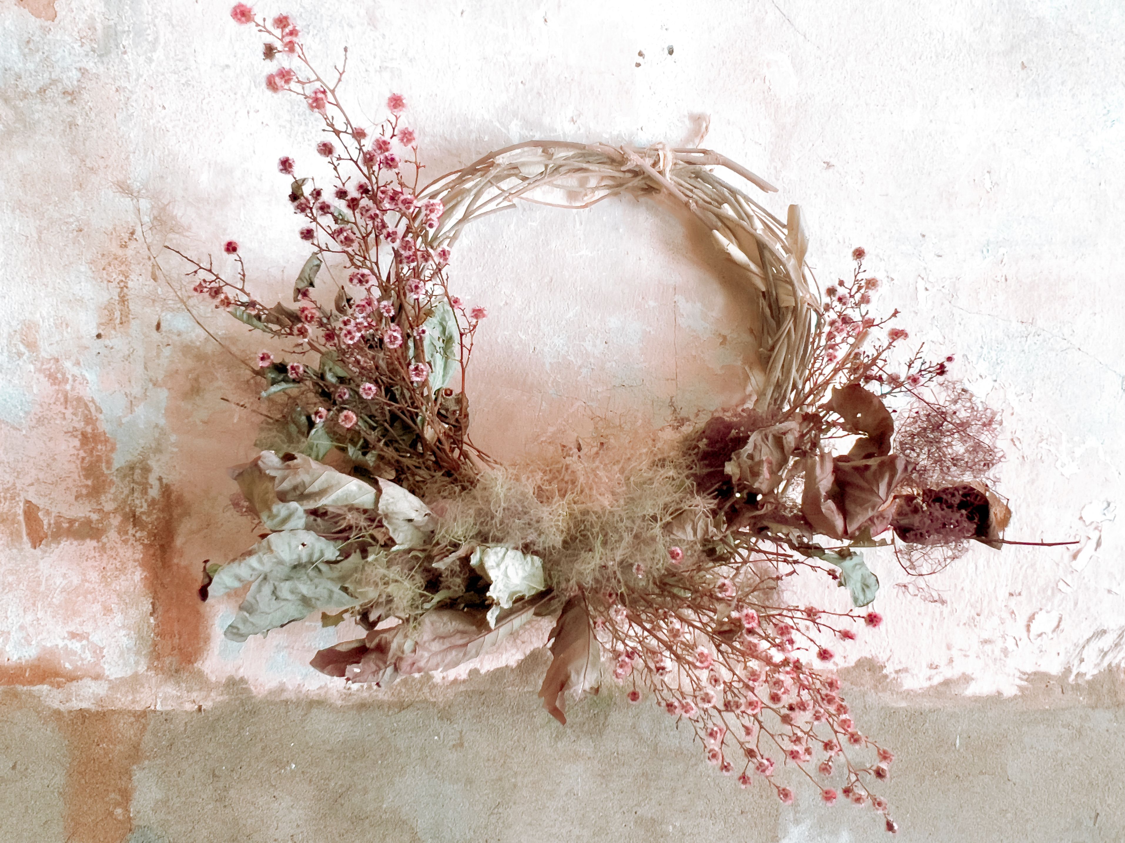 dried flower wreaths