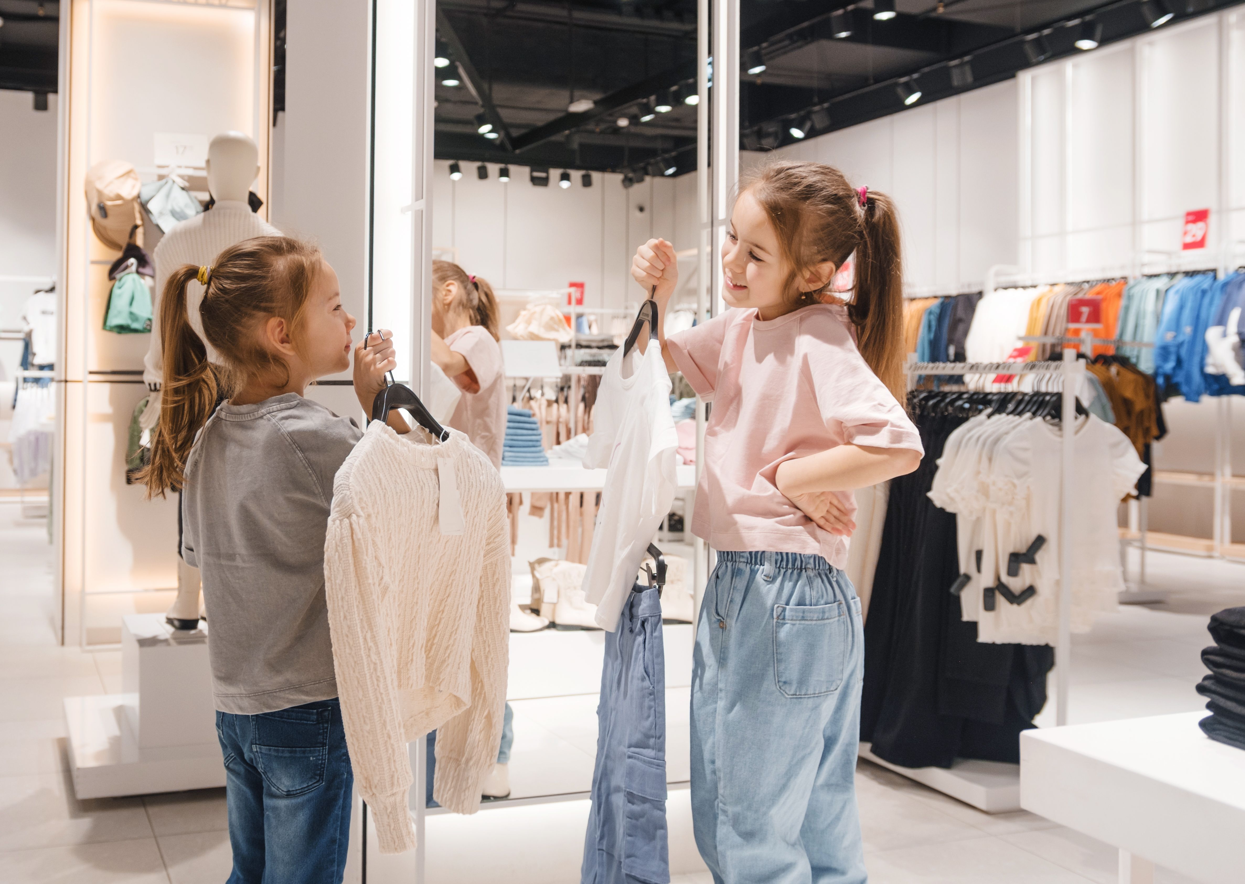 kids clothes fitting