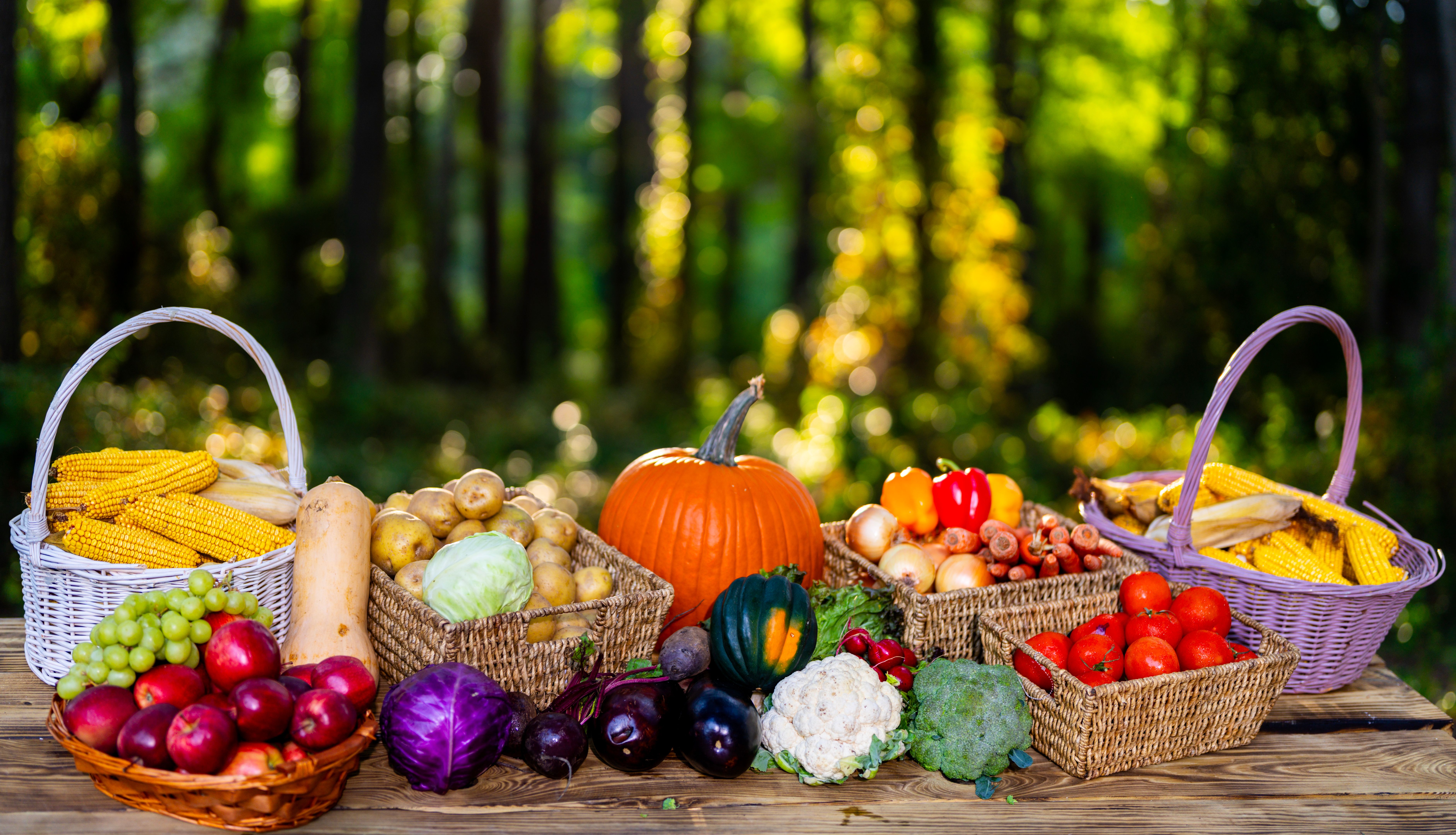 seasonal fruits vegetables