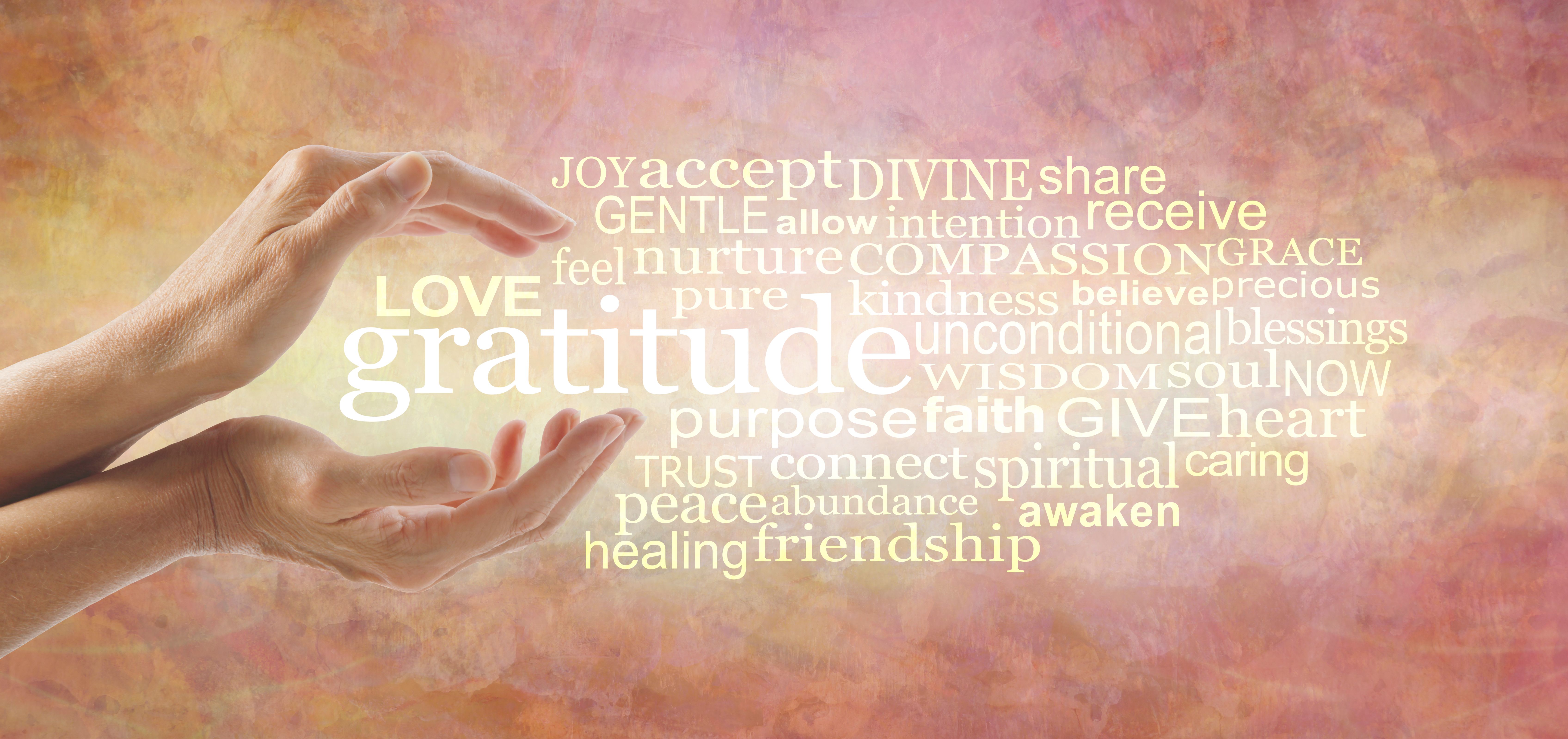 Love and Gratitude Word Cloud