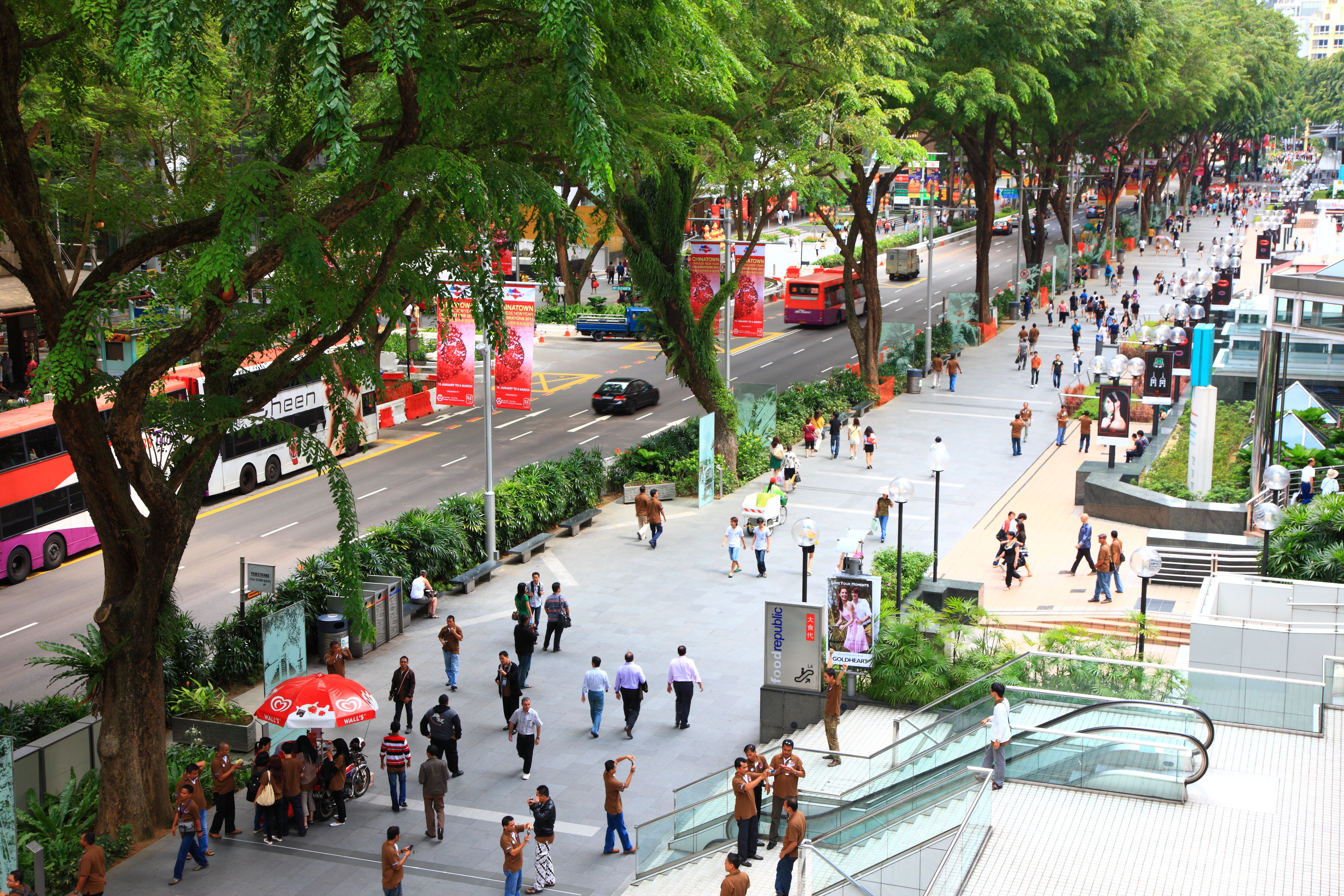 Orchard road shopping in Singapore Orchard road shopping in Singapore