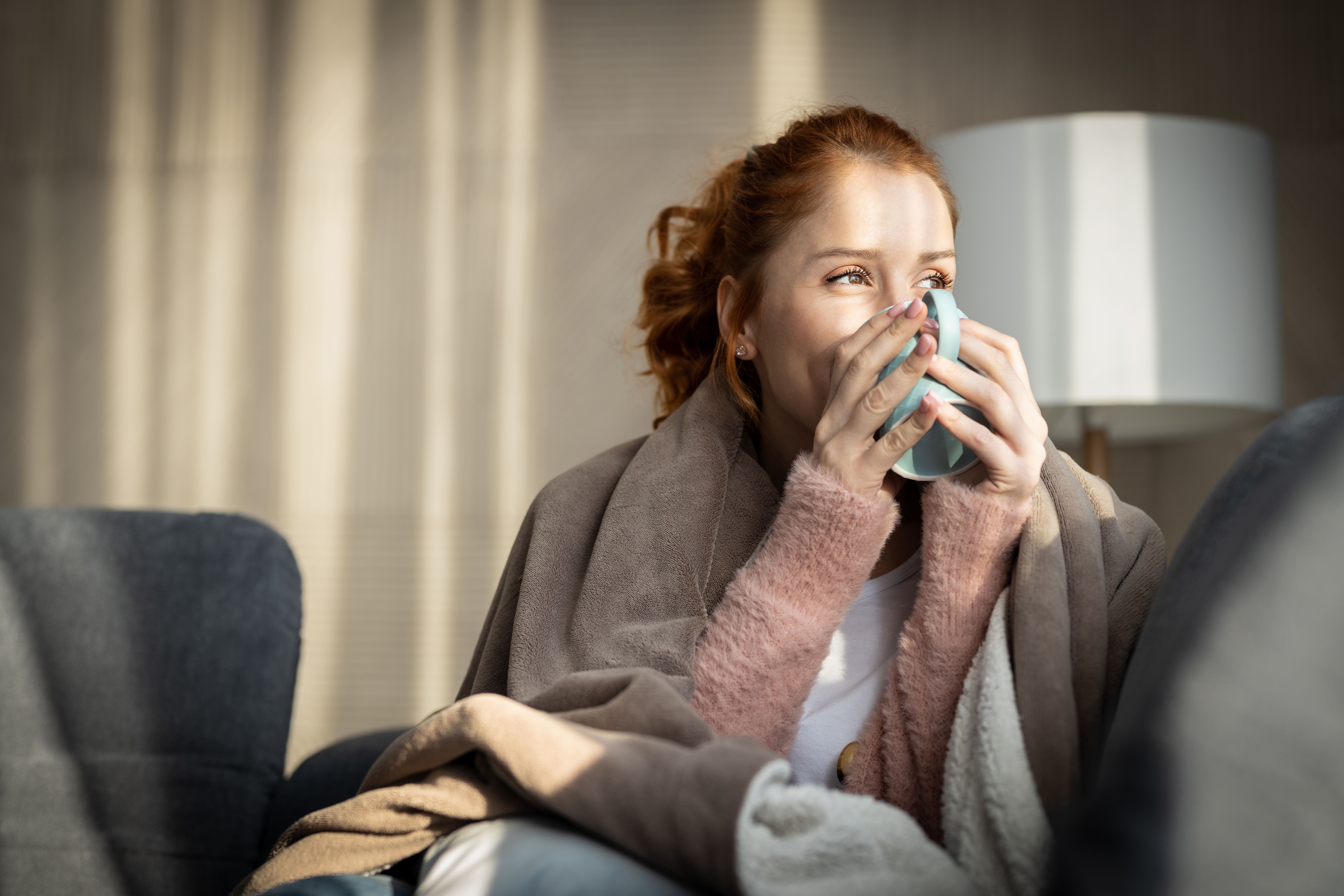 relaxed woman