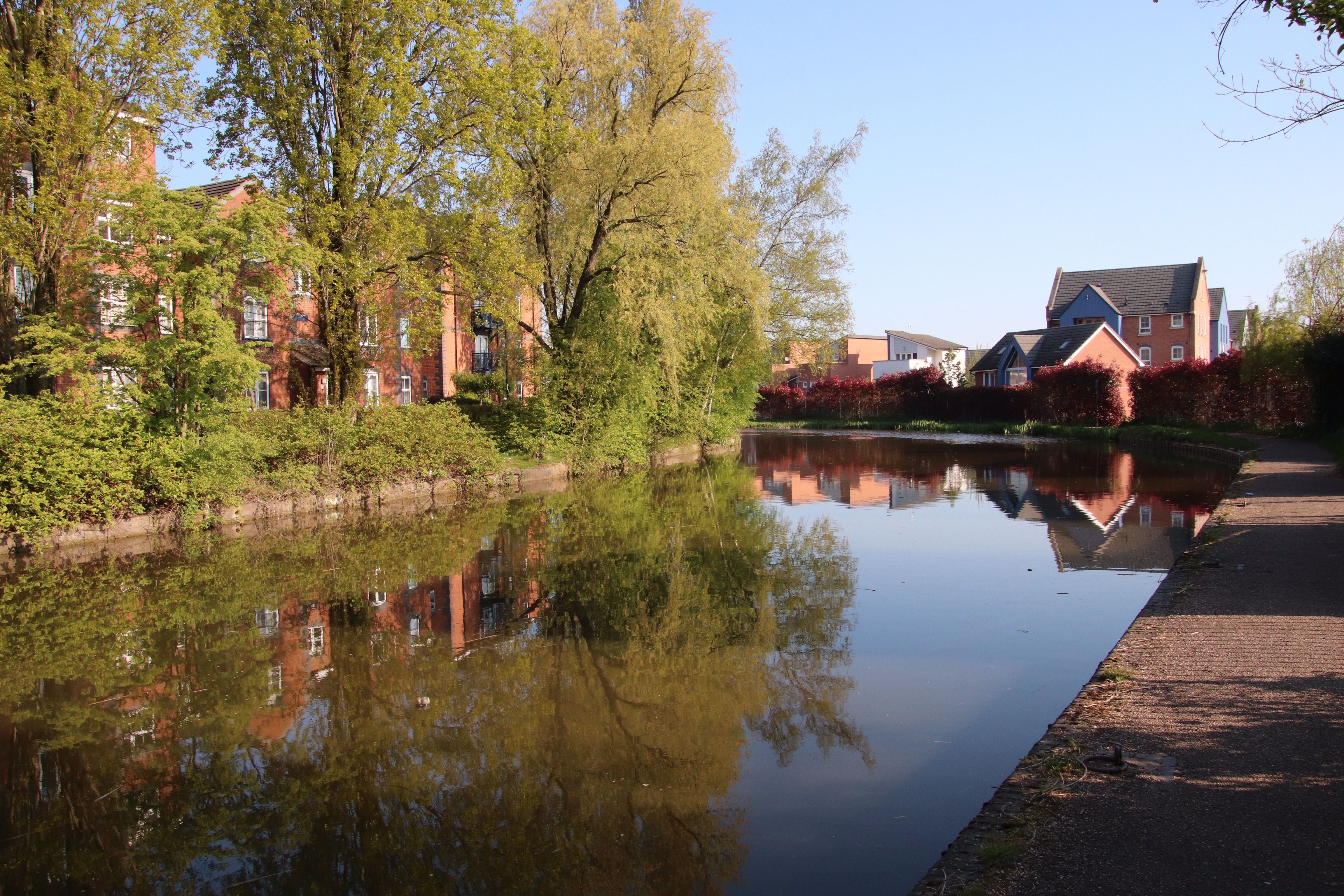 Coventry Warwickshire England May 2021 Canal basin