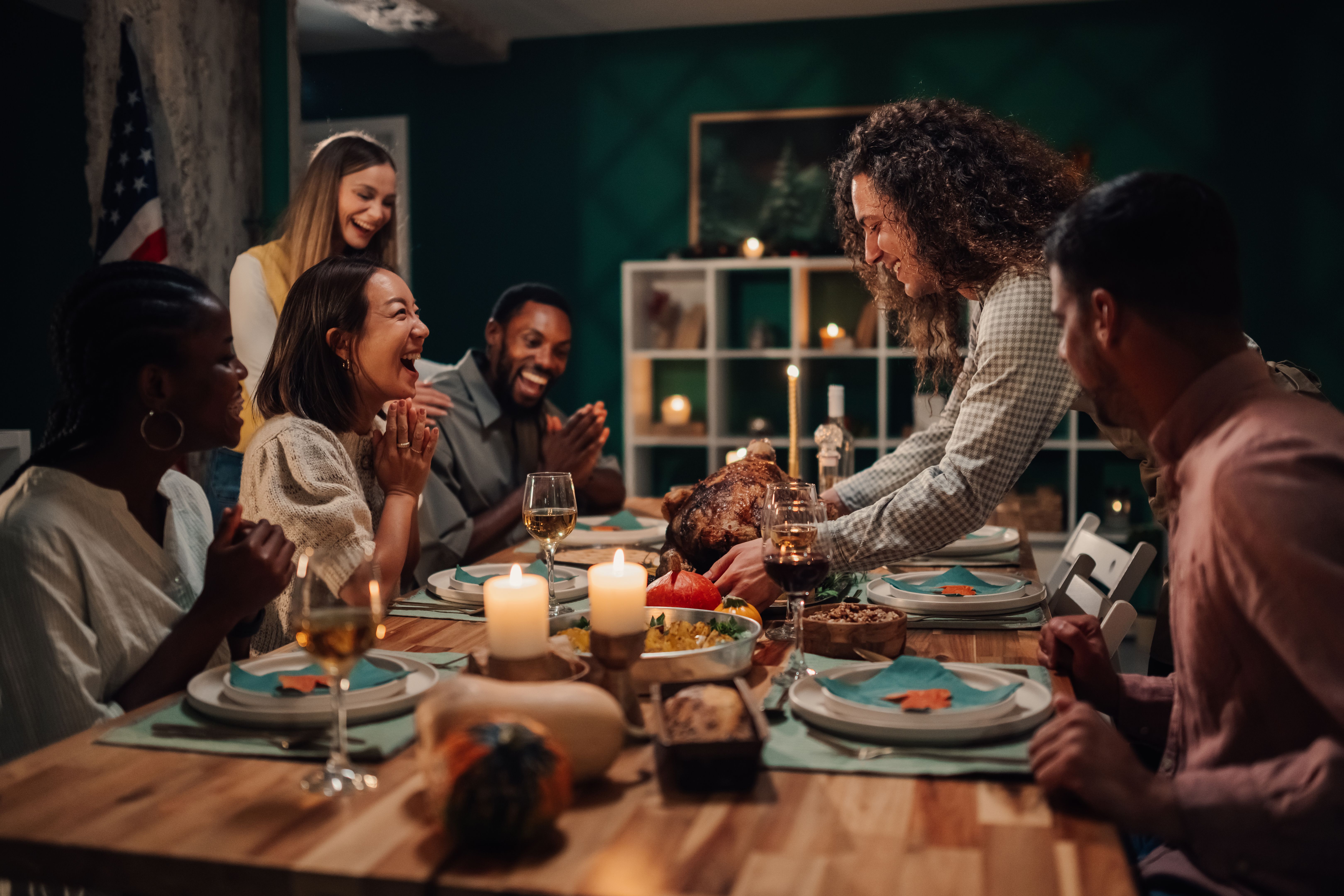 friendsgiving dinner