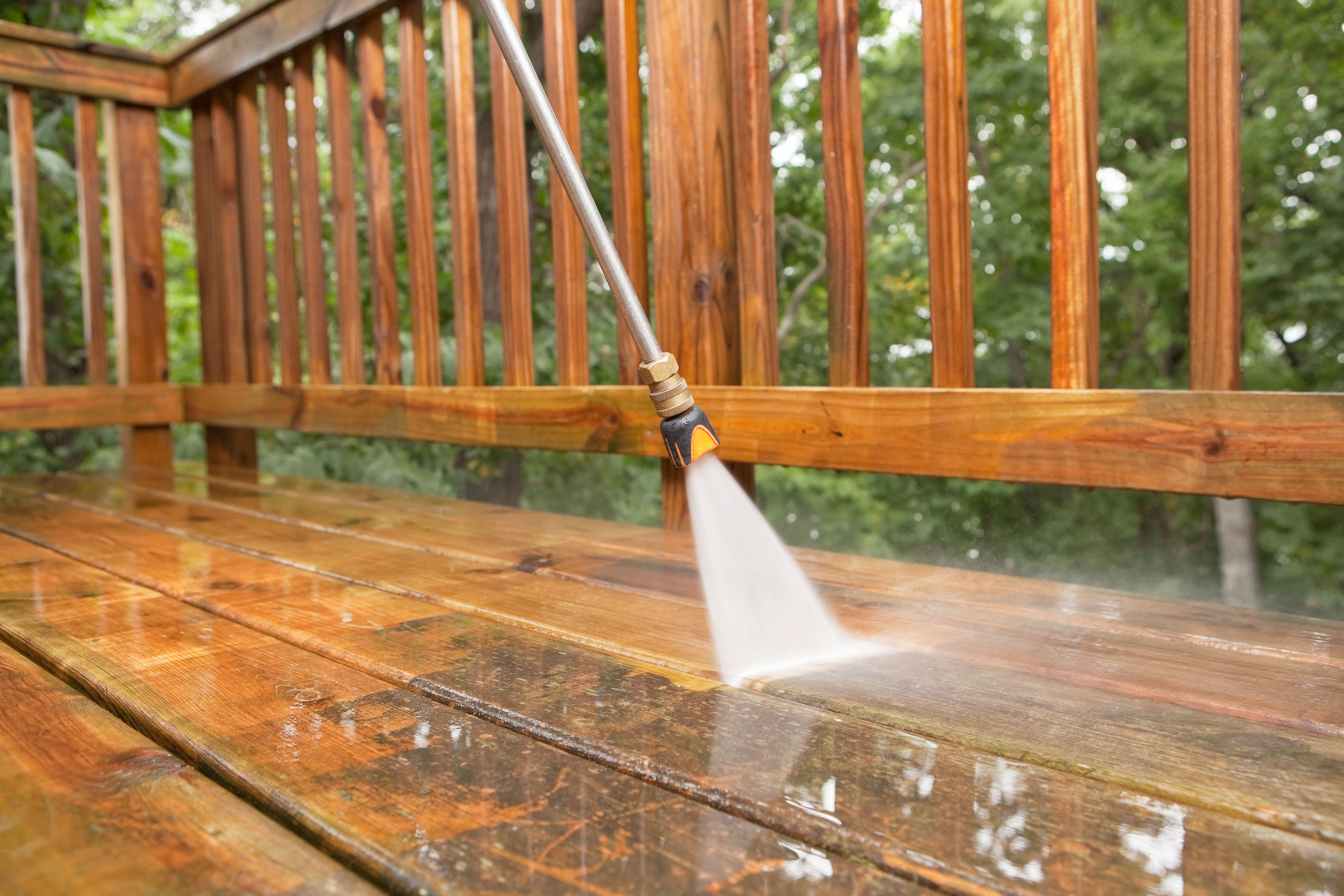deck cleaning
