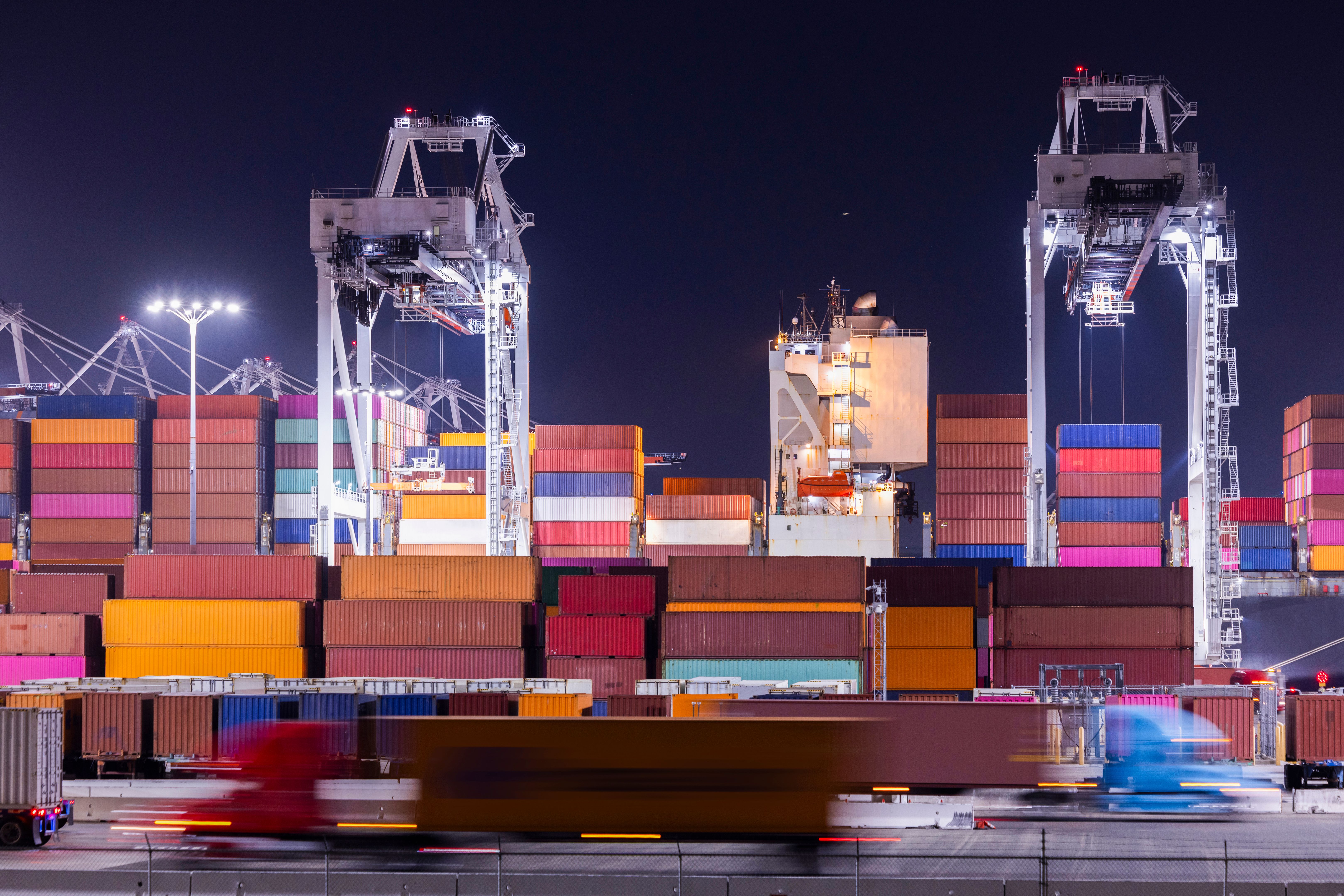 Night time Port Operations Night time Port Operations