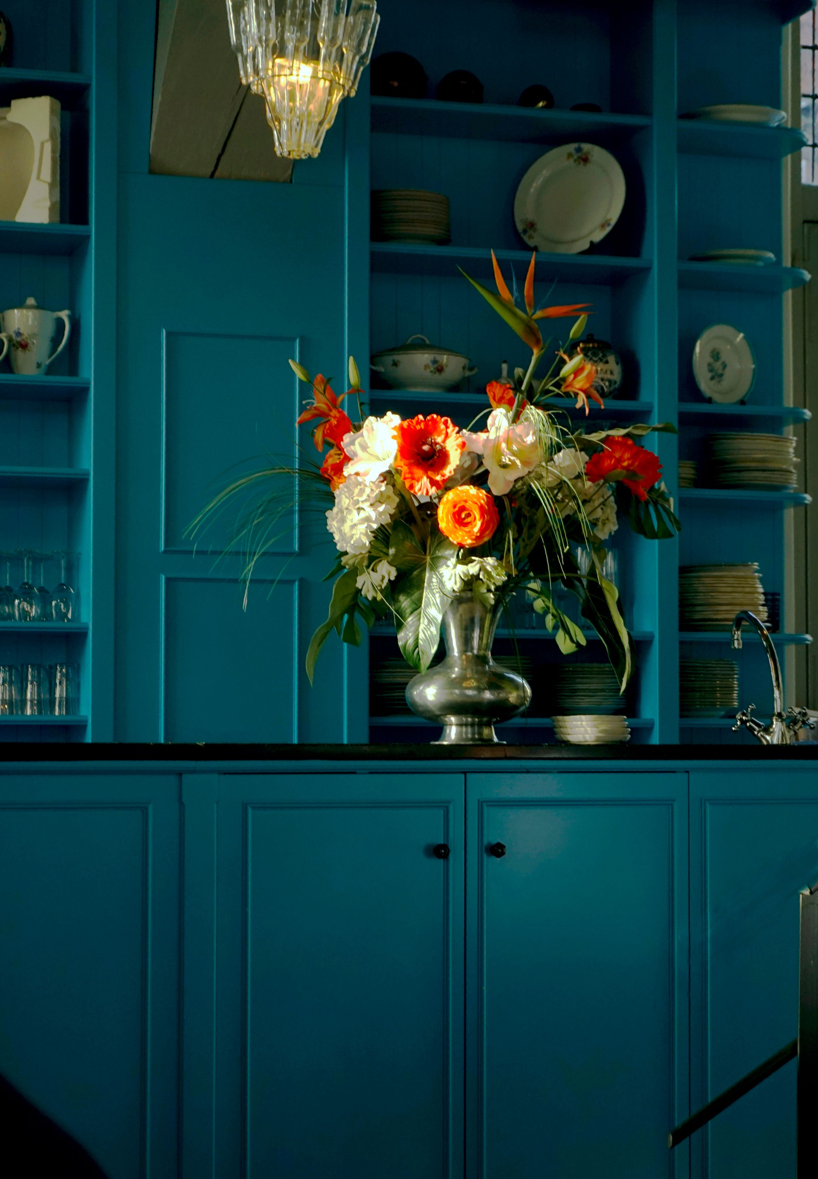 bold color cabinetry