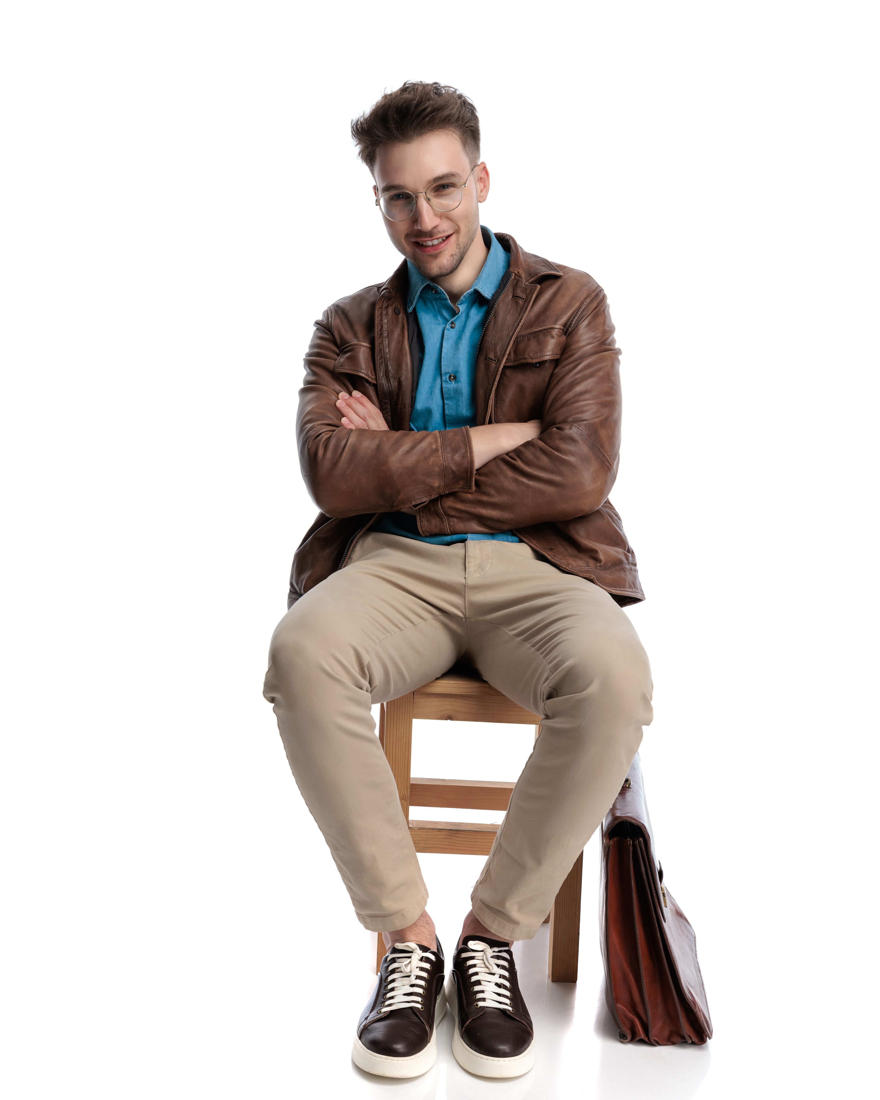 casual men's hairstyle