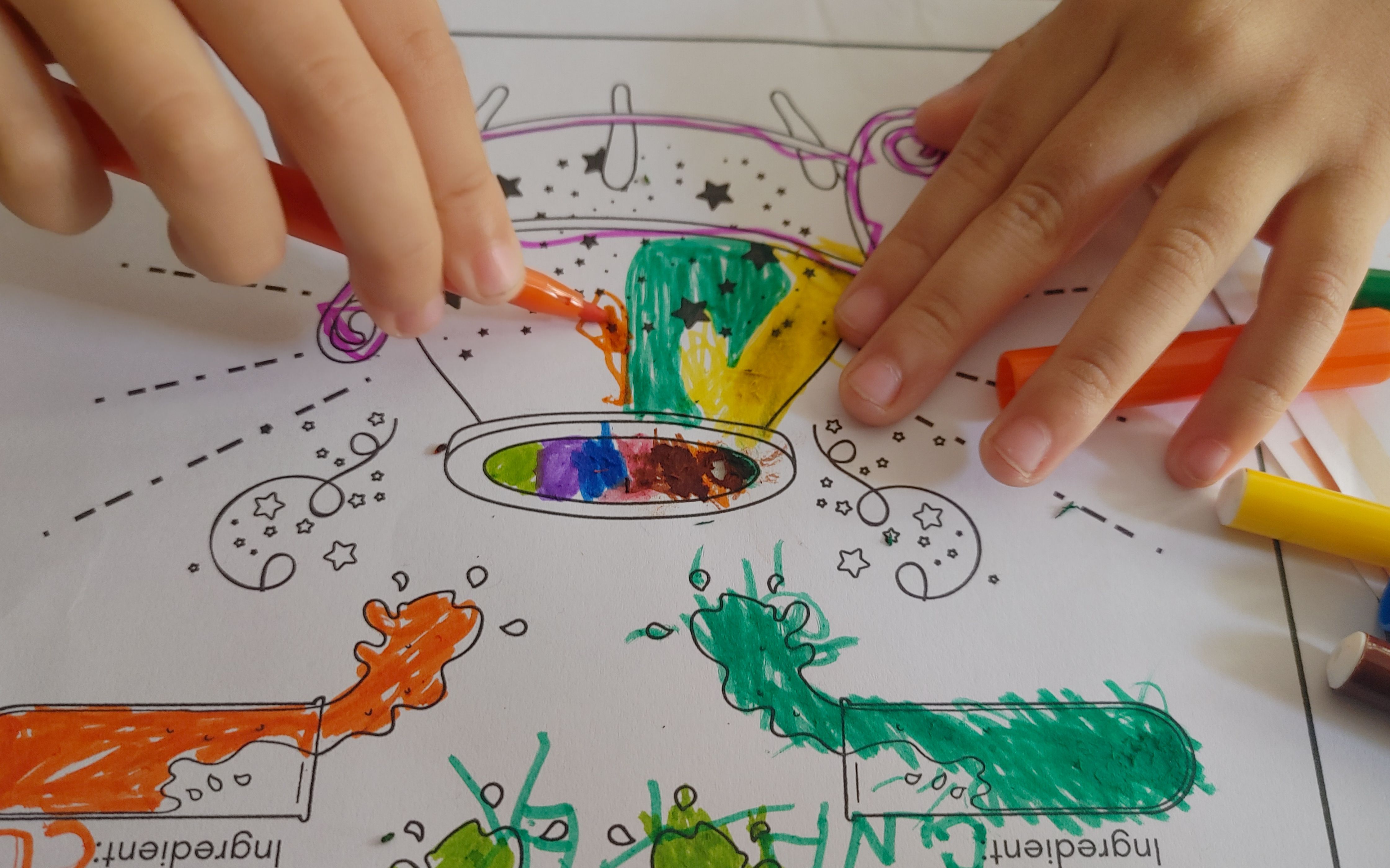 books puzzles coloring