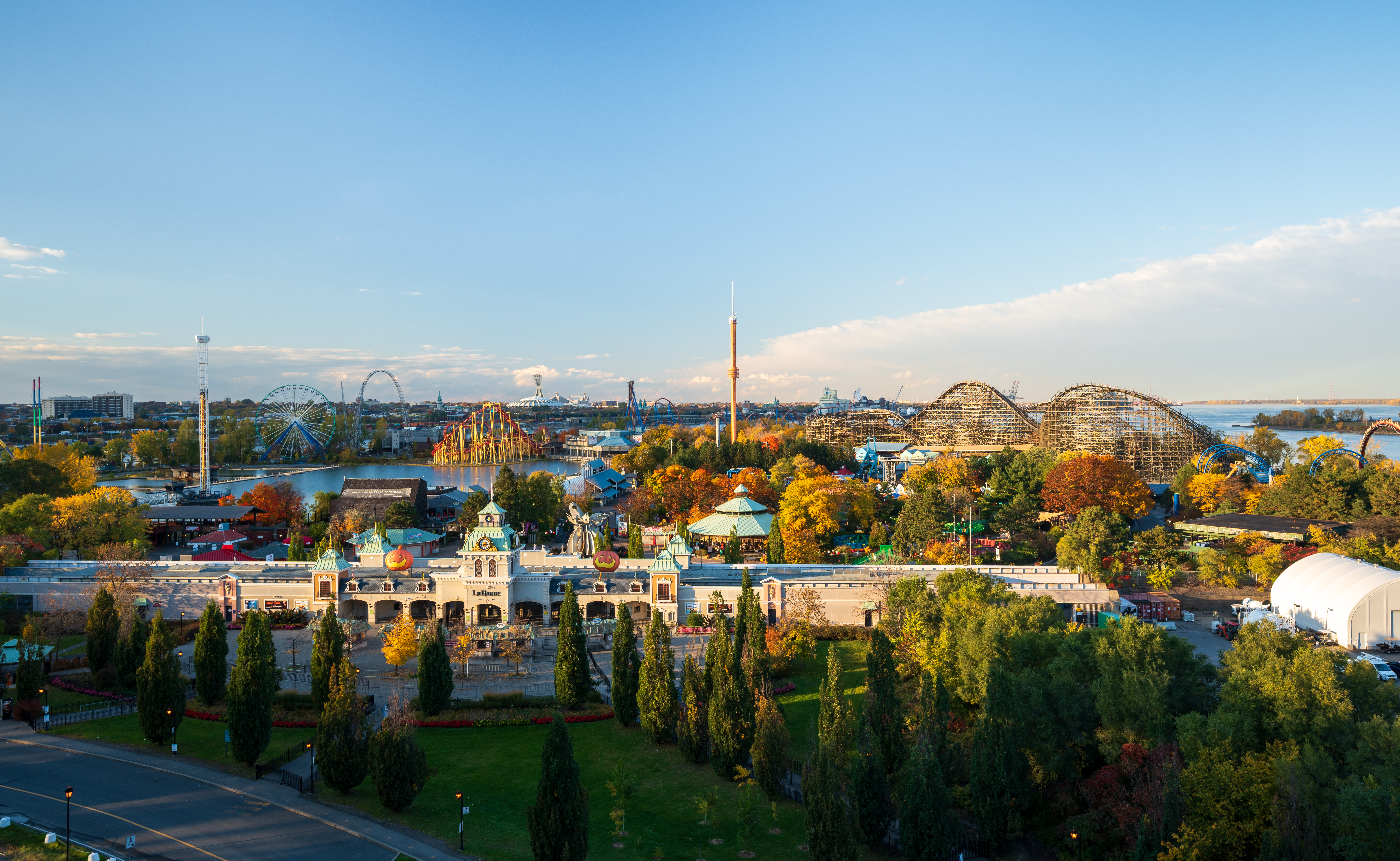 La Ronde ( The Round ) amusement park. Montreal, Quebec, Canada.