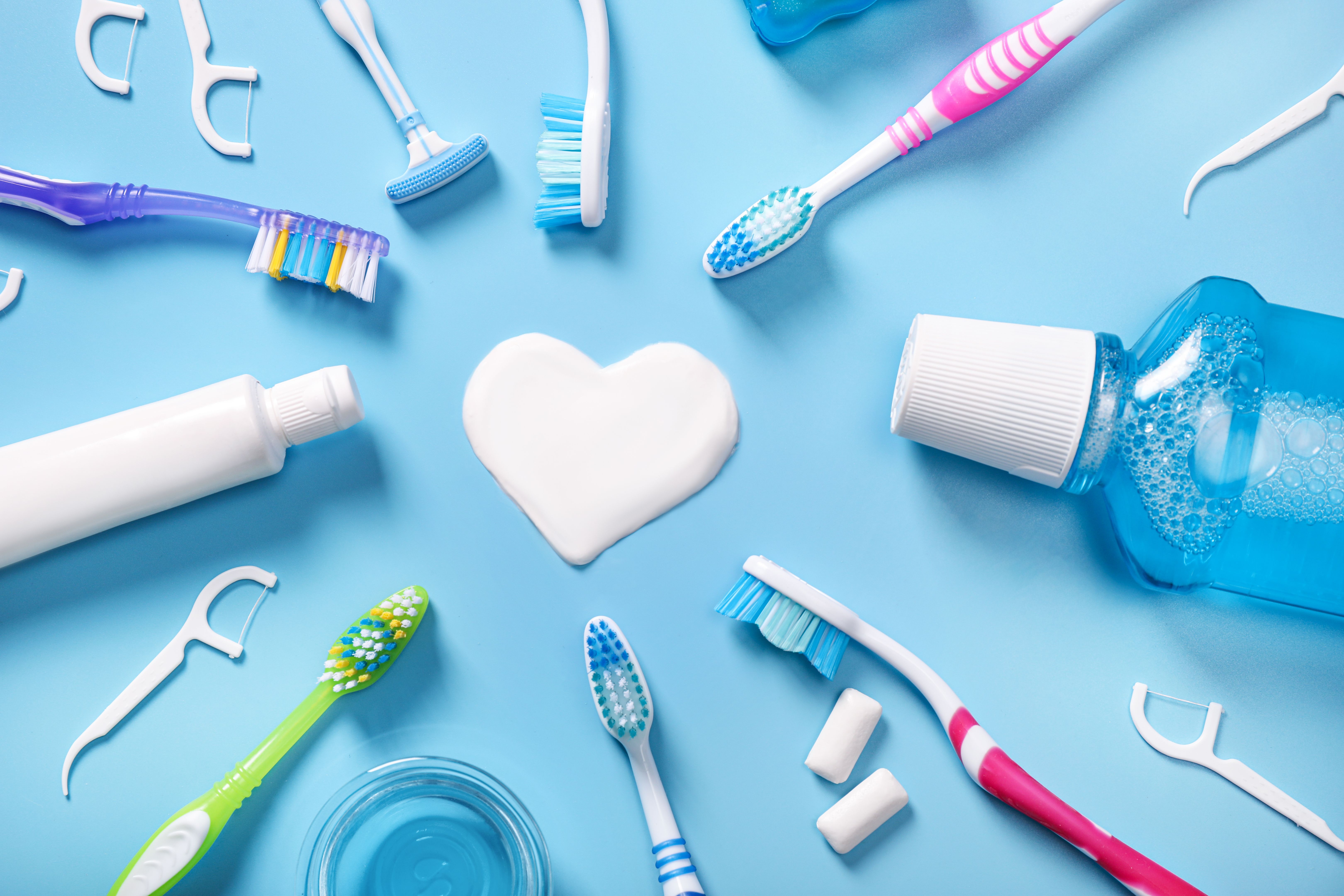 toothbrush floss