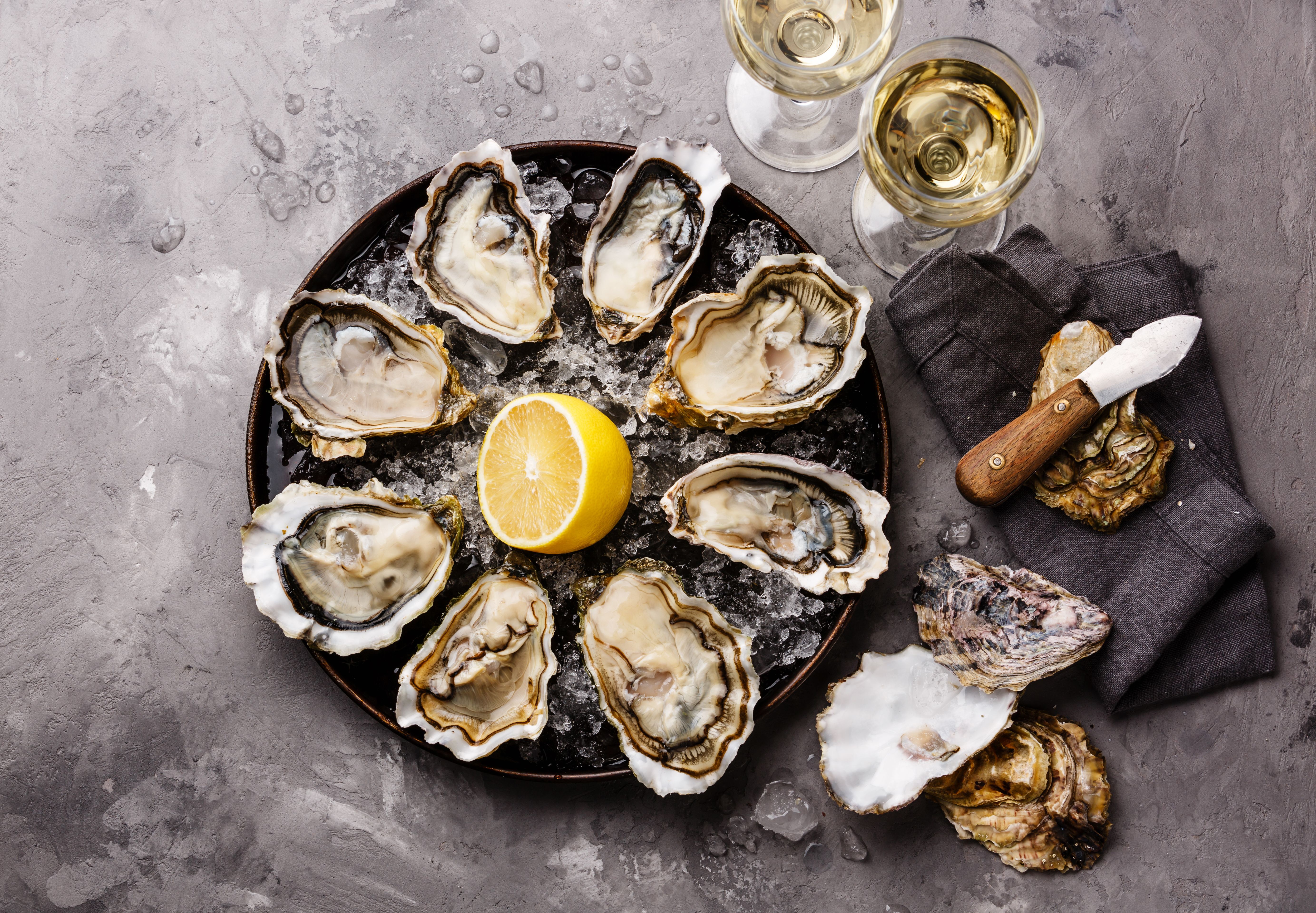 white wine seafood
