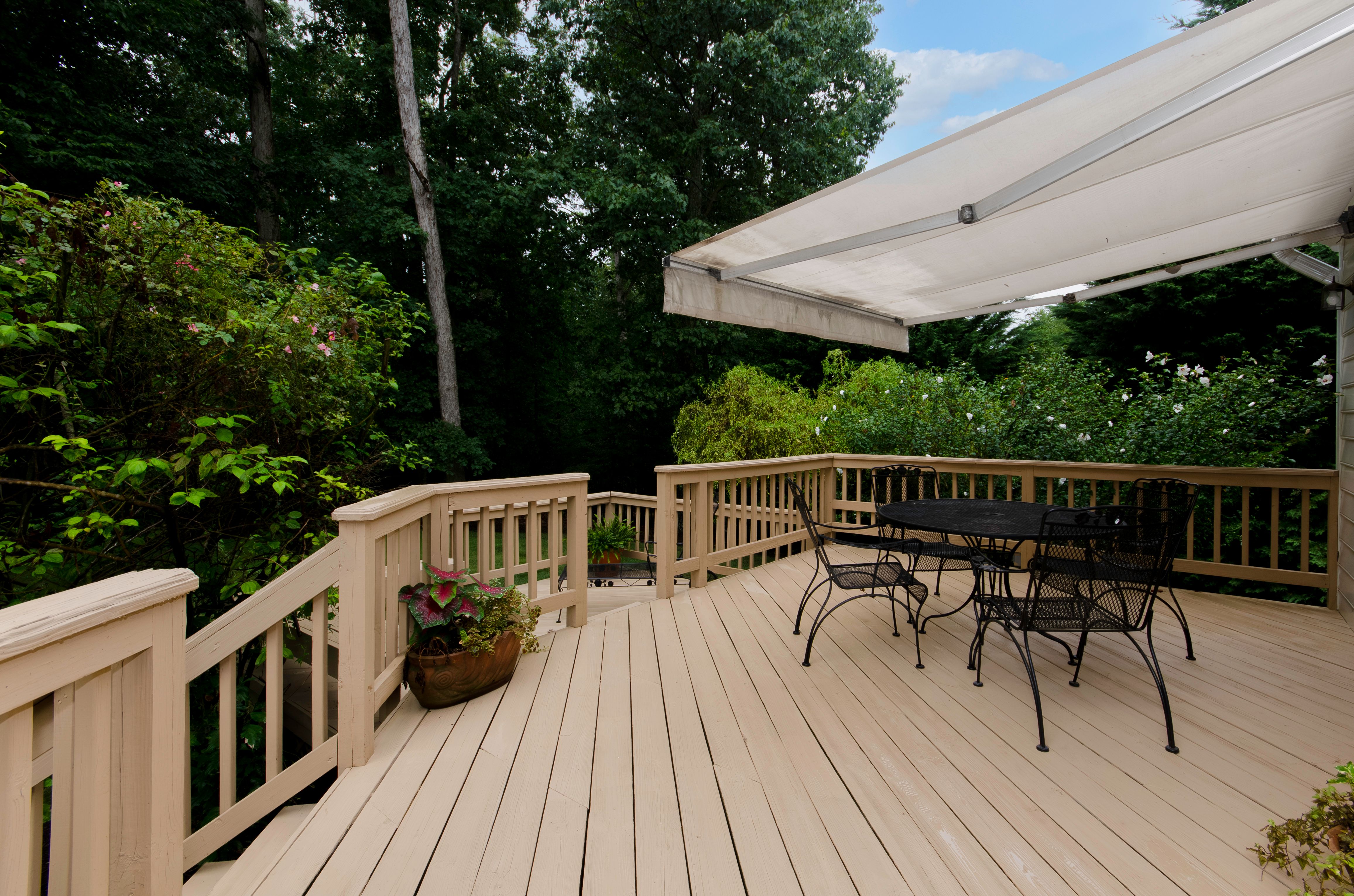wooden deck