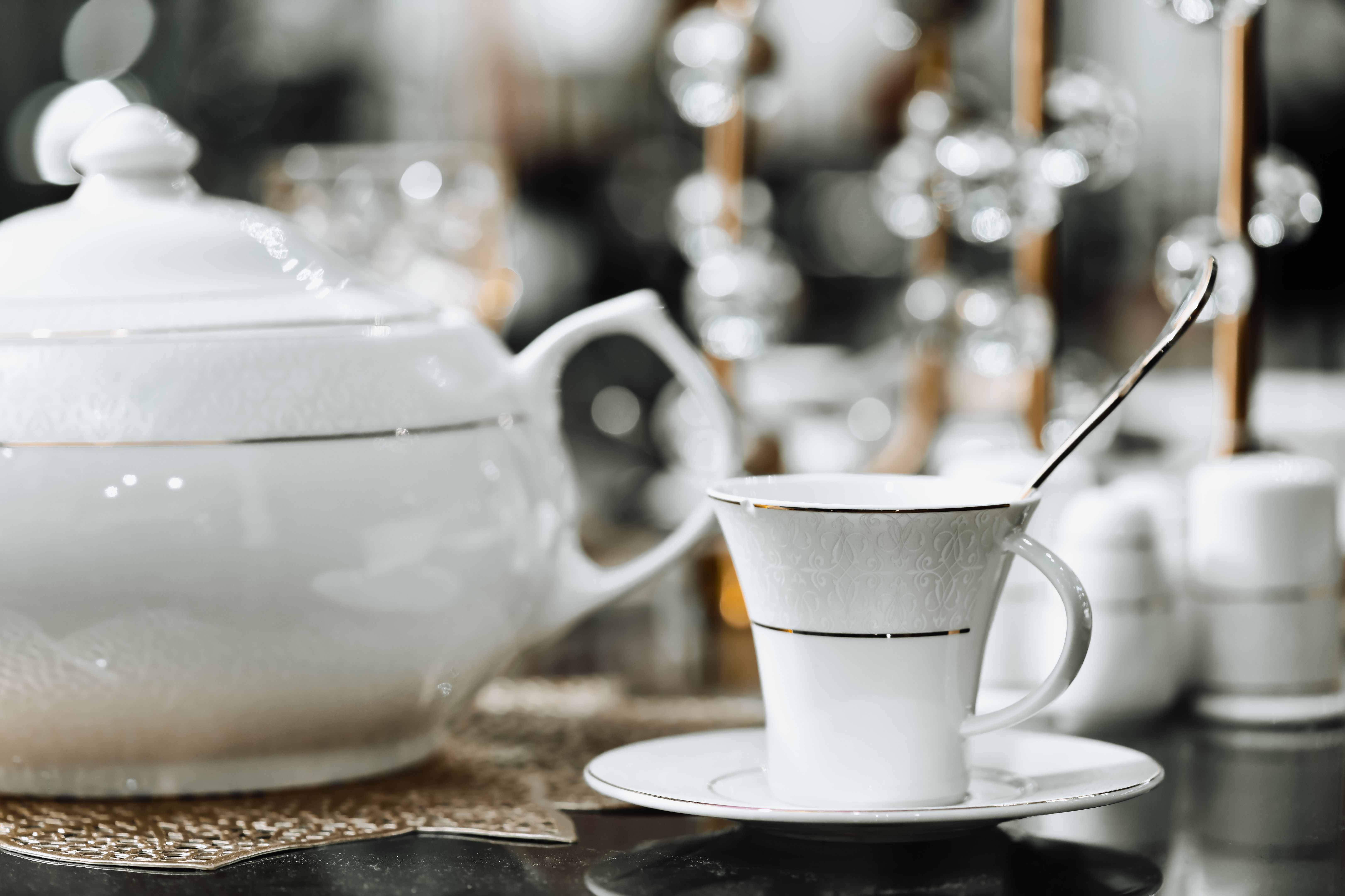 Luxurious Tea Pot And Teacup