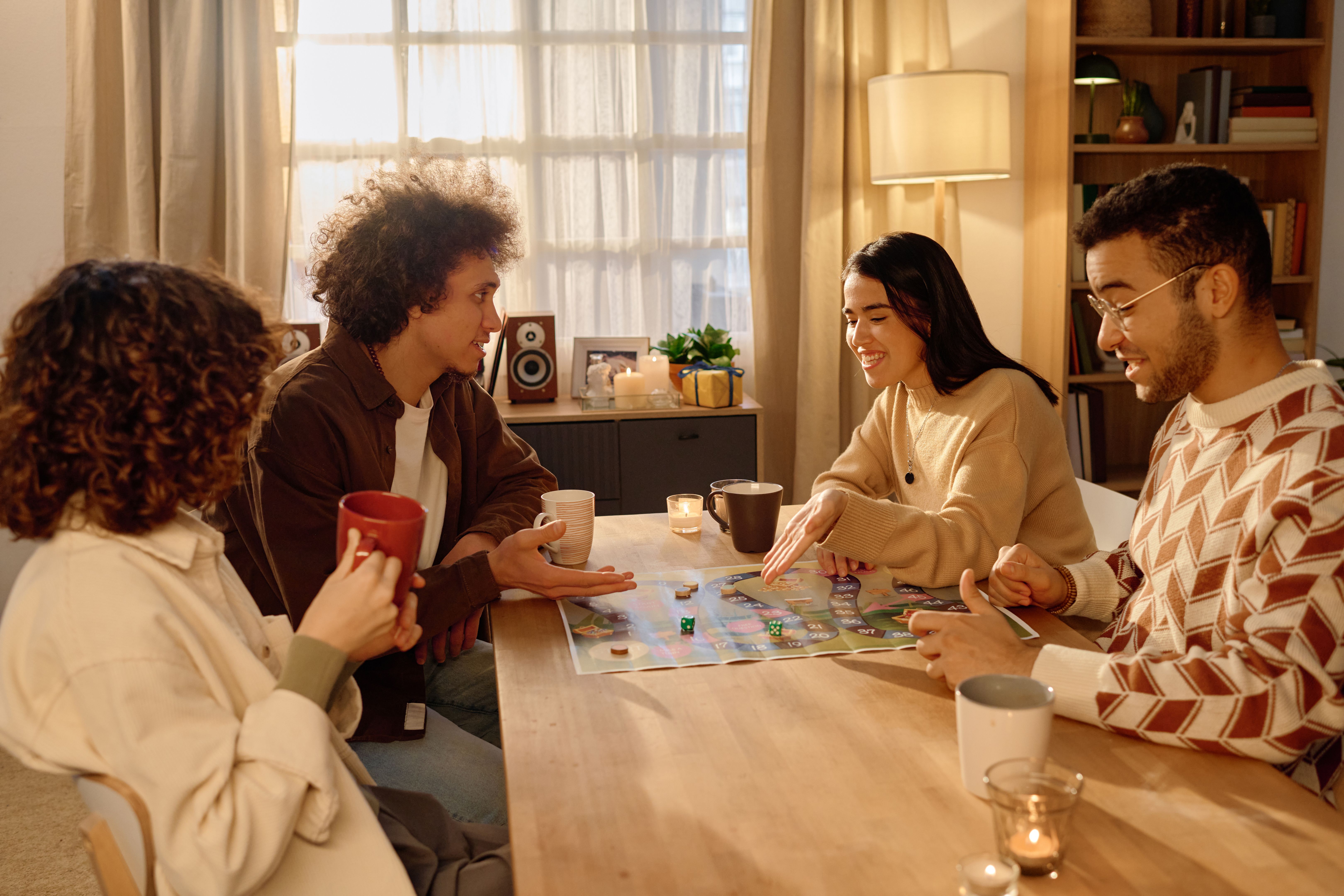 people playing games