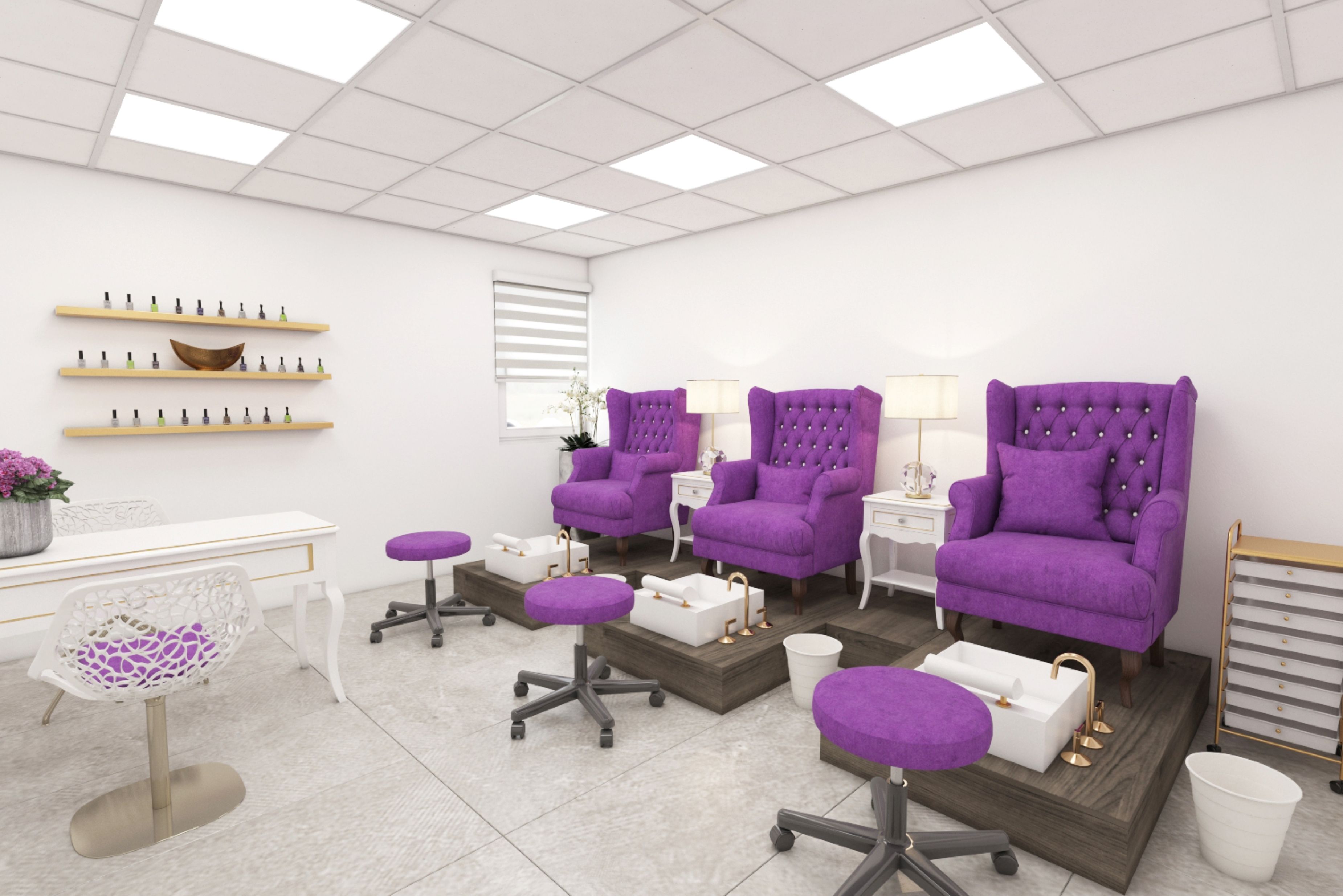 nail salon interior