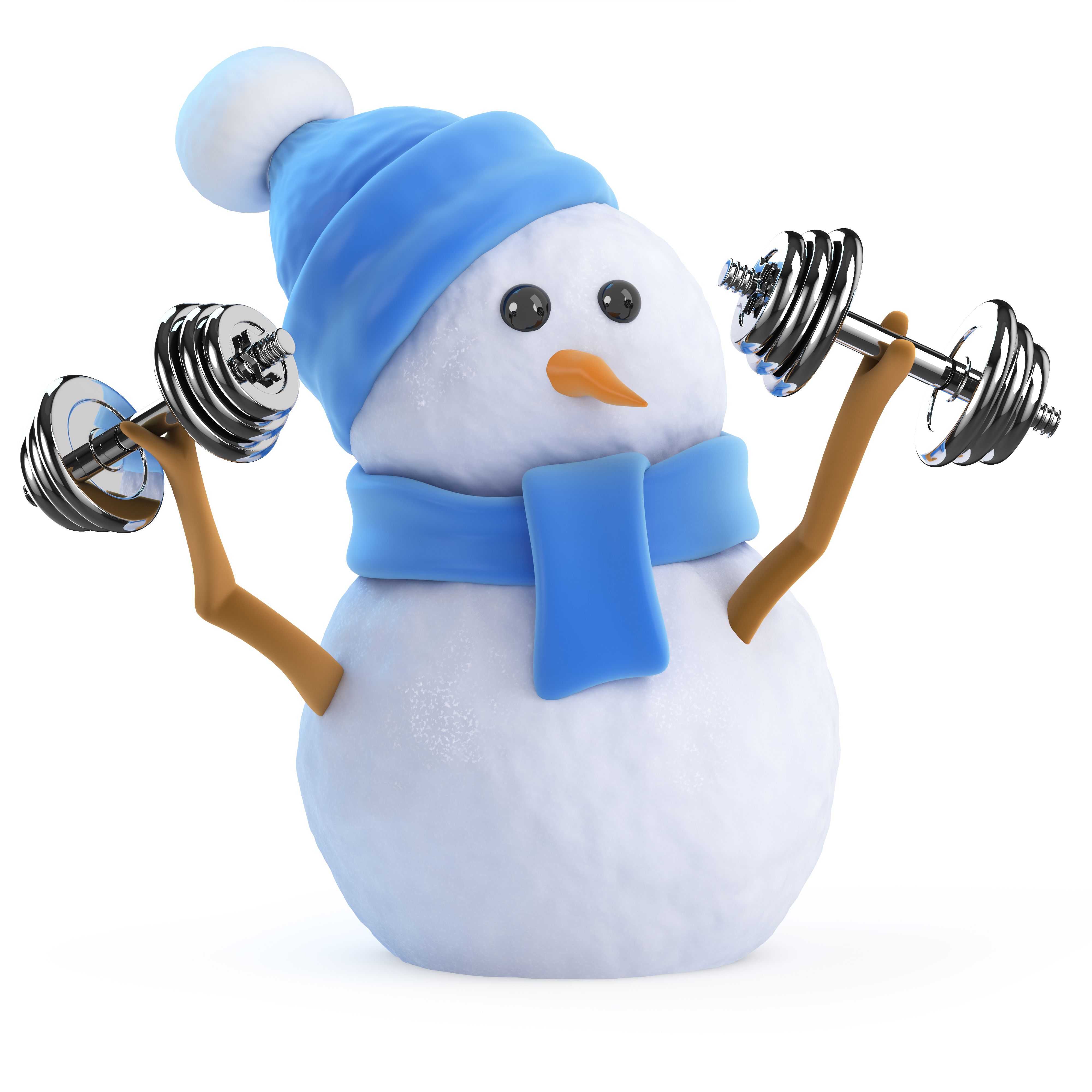 winter weightlifting
