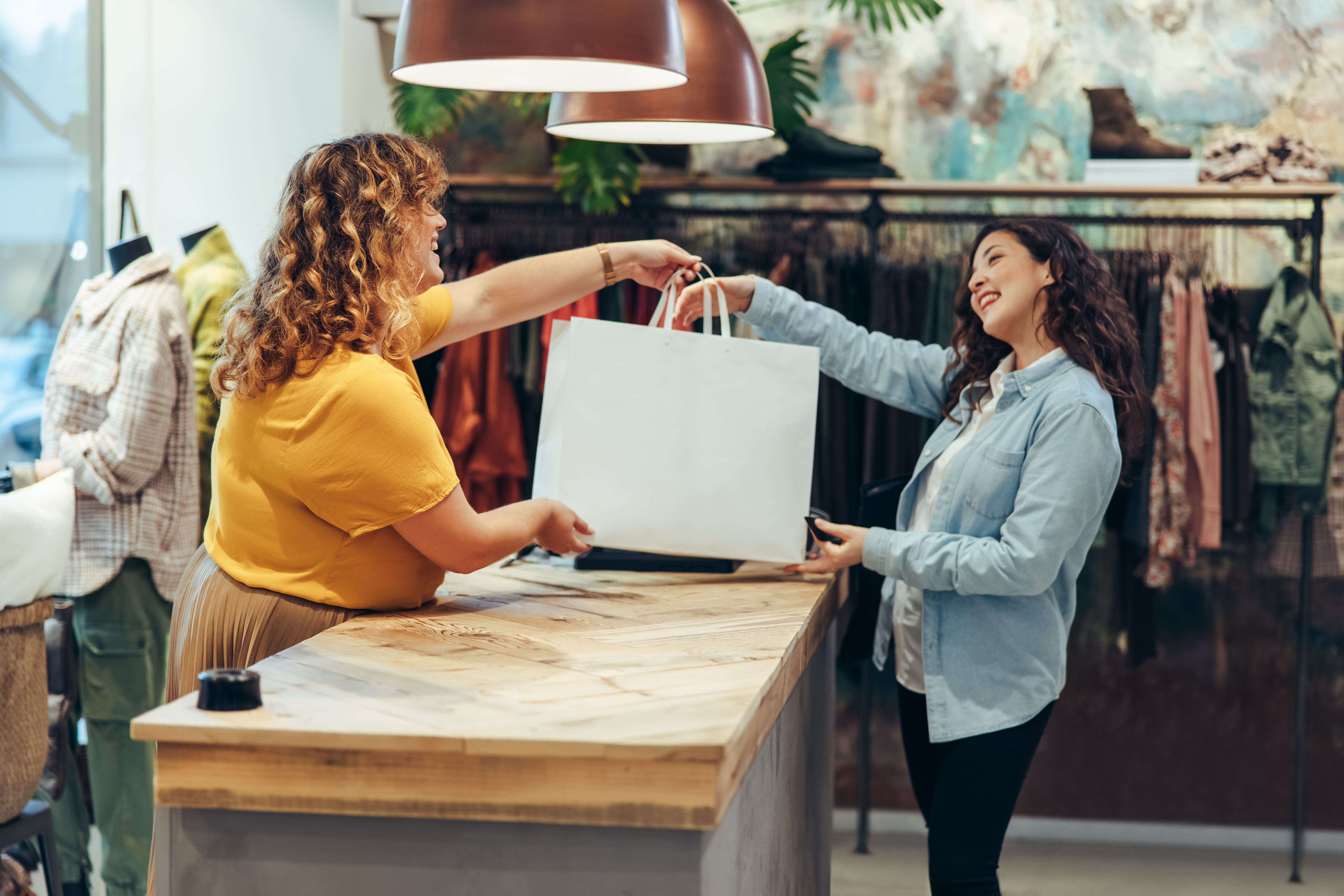 customer shopping