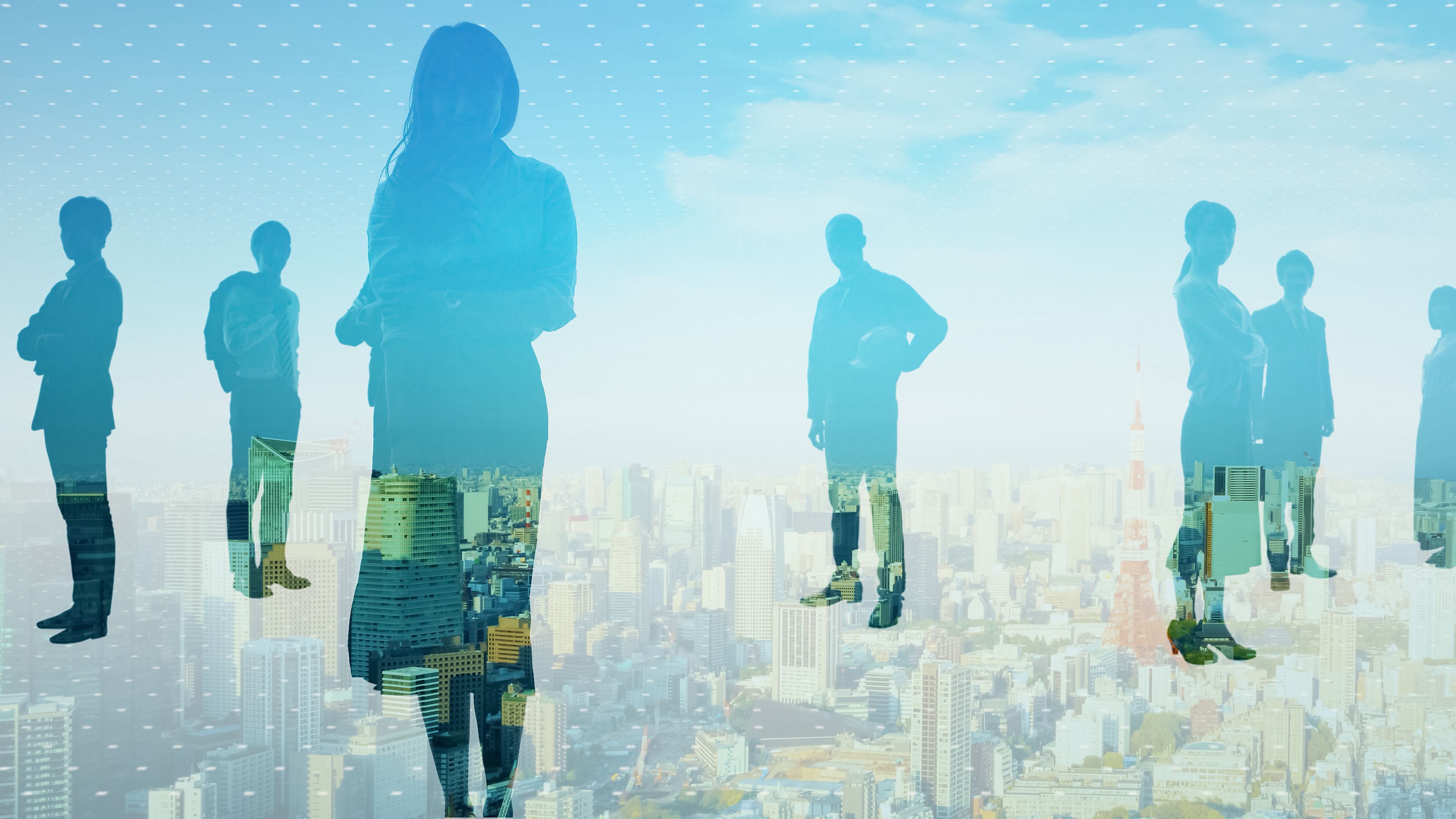 Human resources and society concept. Global business.