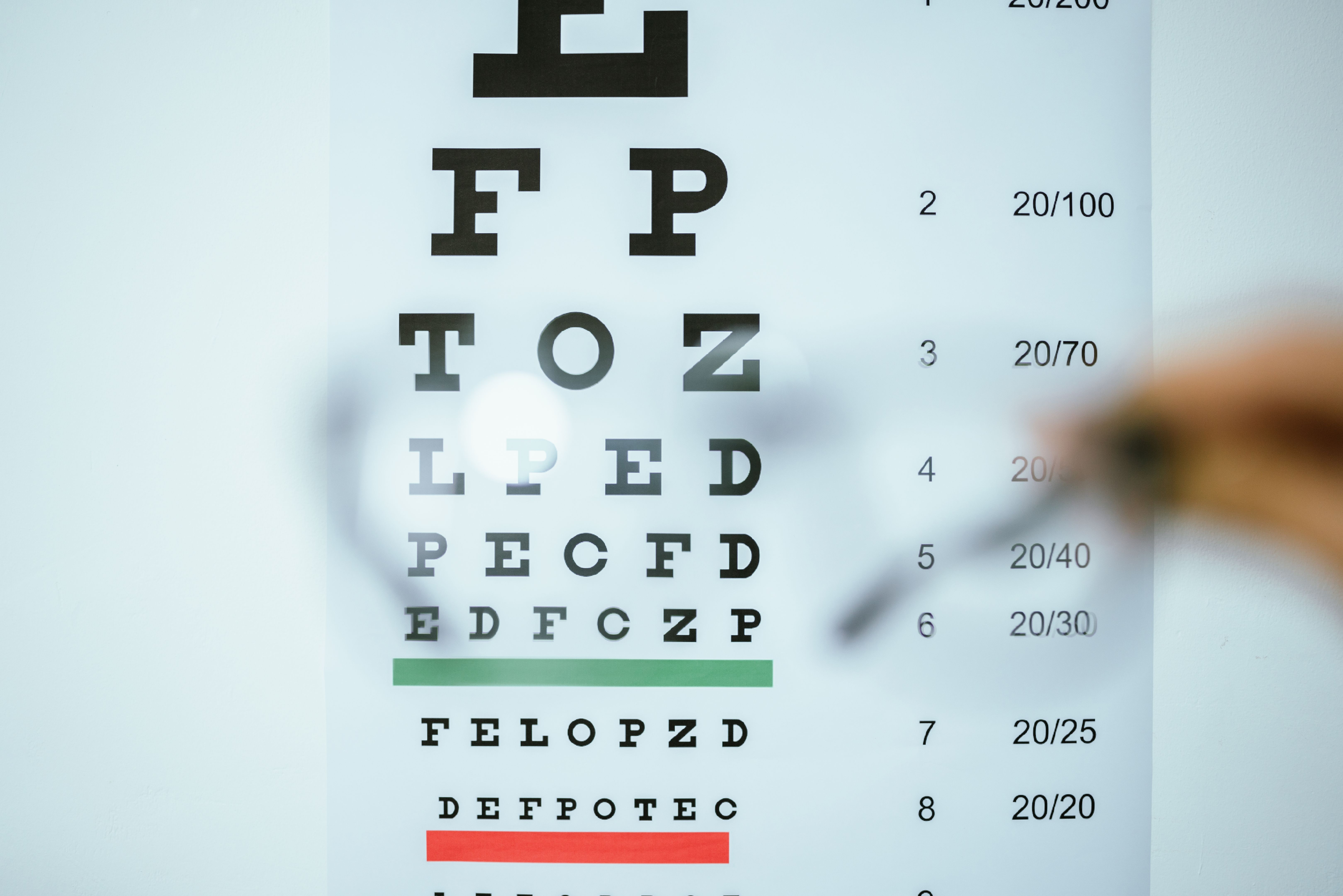 DOT Physcal Exam Vision Test