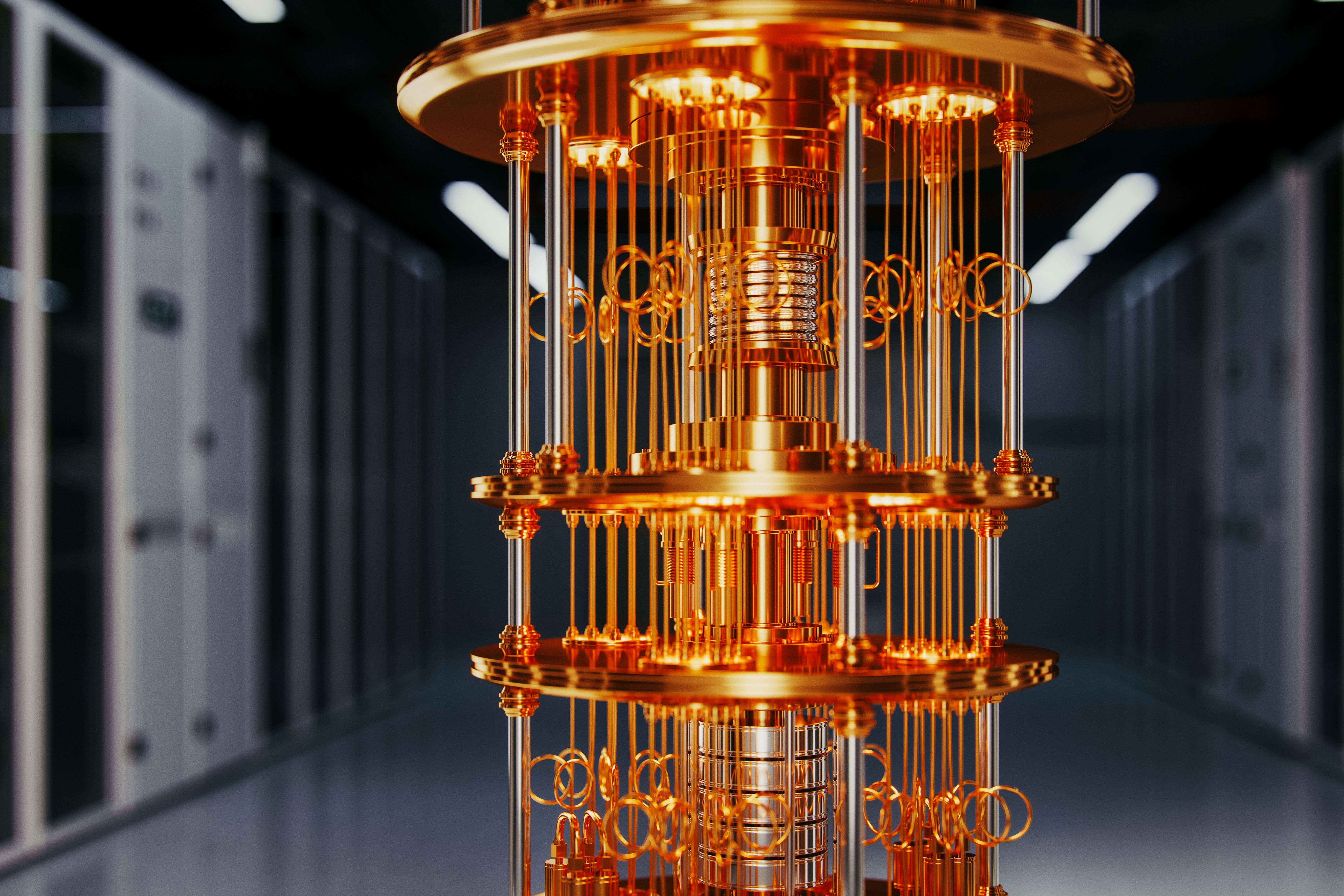 Quantum Computer In High-Tech Facility Quantum Computer In High-Tech Facility